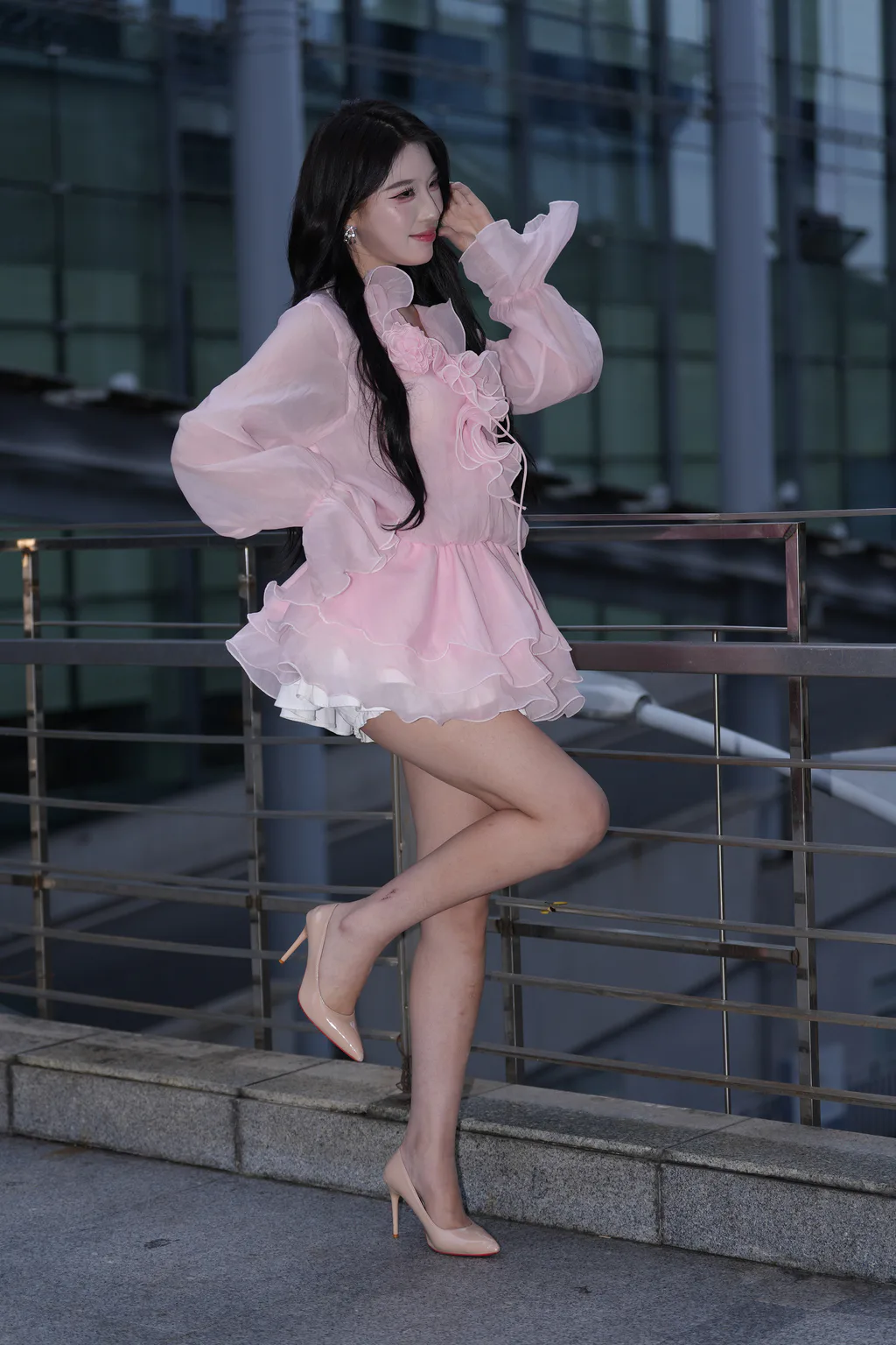 精选街拍作品 NO.6646 粉色甜美安琪[39P/32MB]插图1