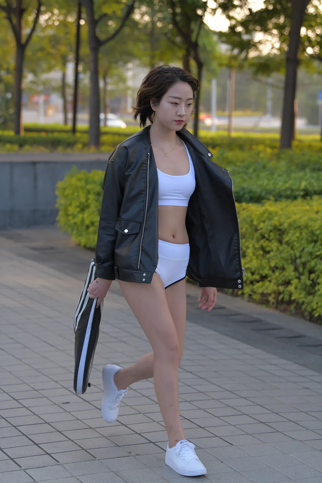 精选街拍作品 NO.6621 网球-白色运动装[439P/501MB]插图2