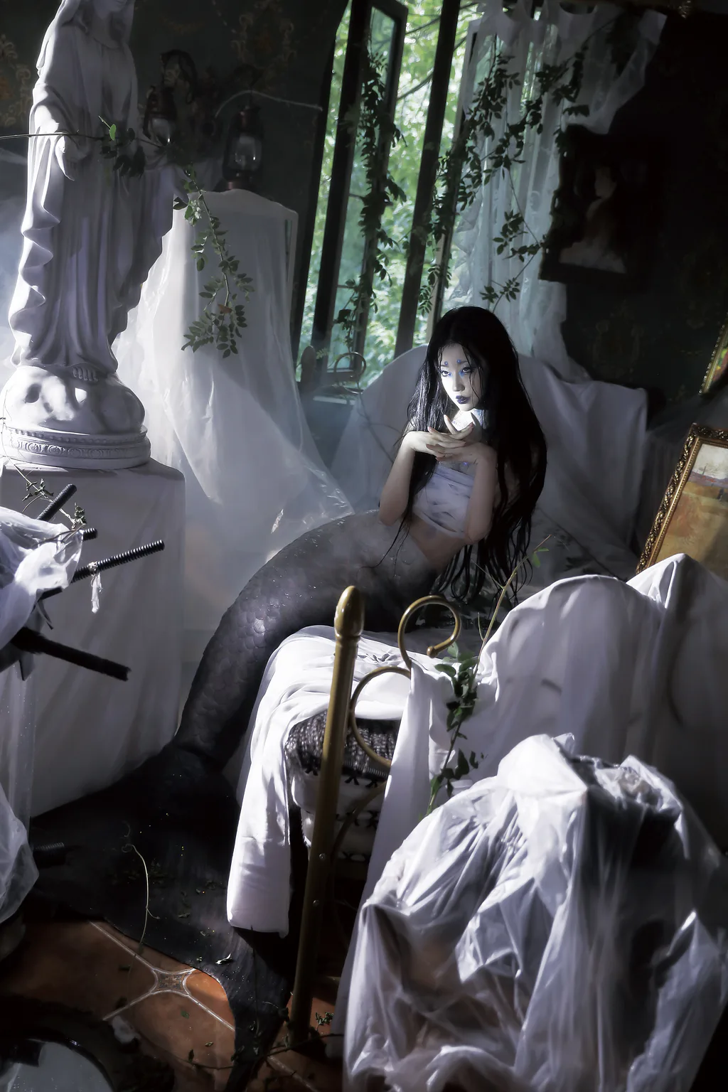 [YITUYU艺图语]2023.03.01 人鱼雕像 灵魂出逃空川子[29+1P/306MB]插图