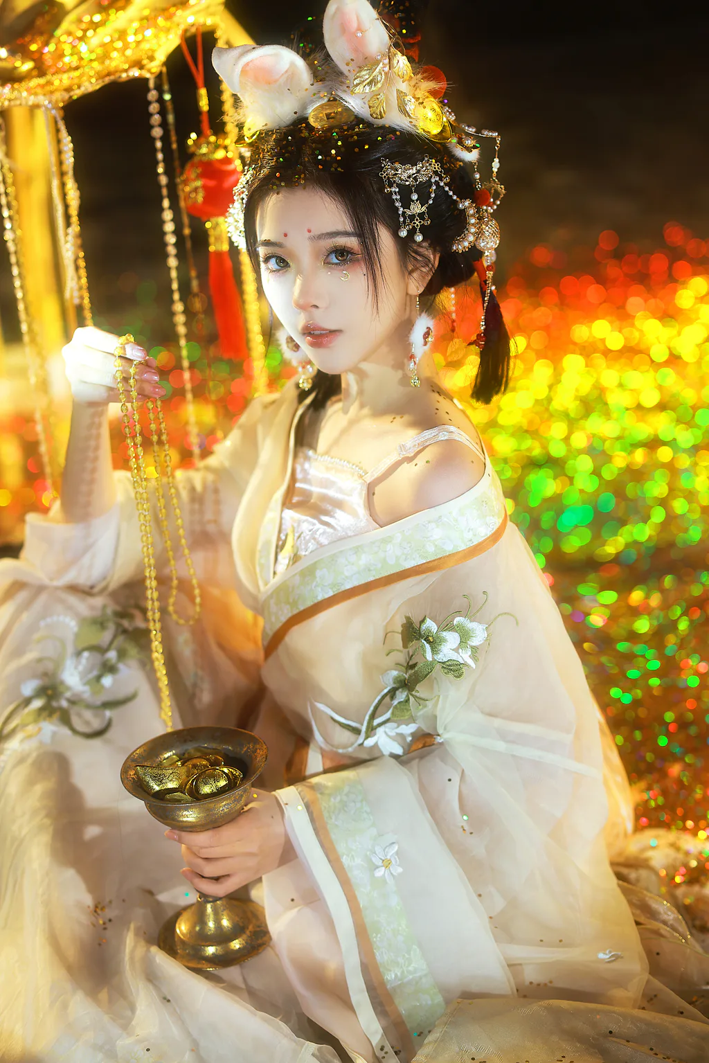 [YITUYU艺图语]2023.02.16 财神座下兔子仙官 彭十六elf[22+1P/205MB]插图1