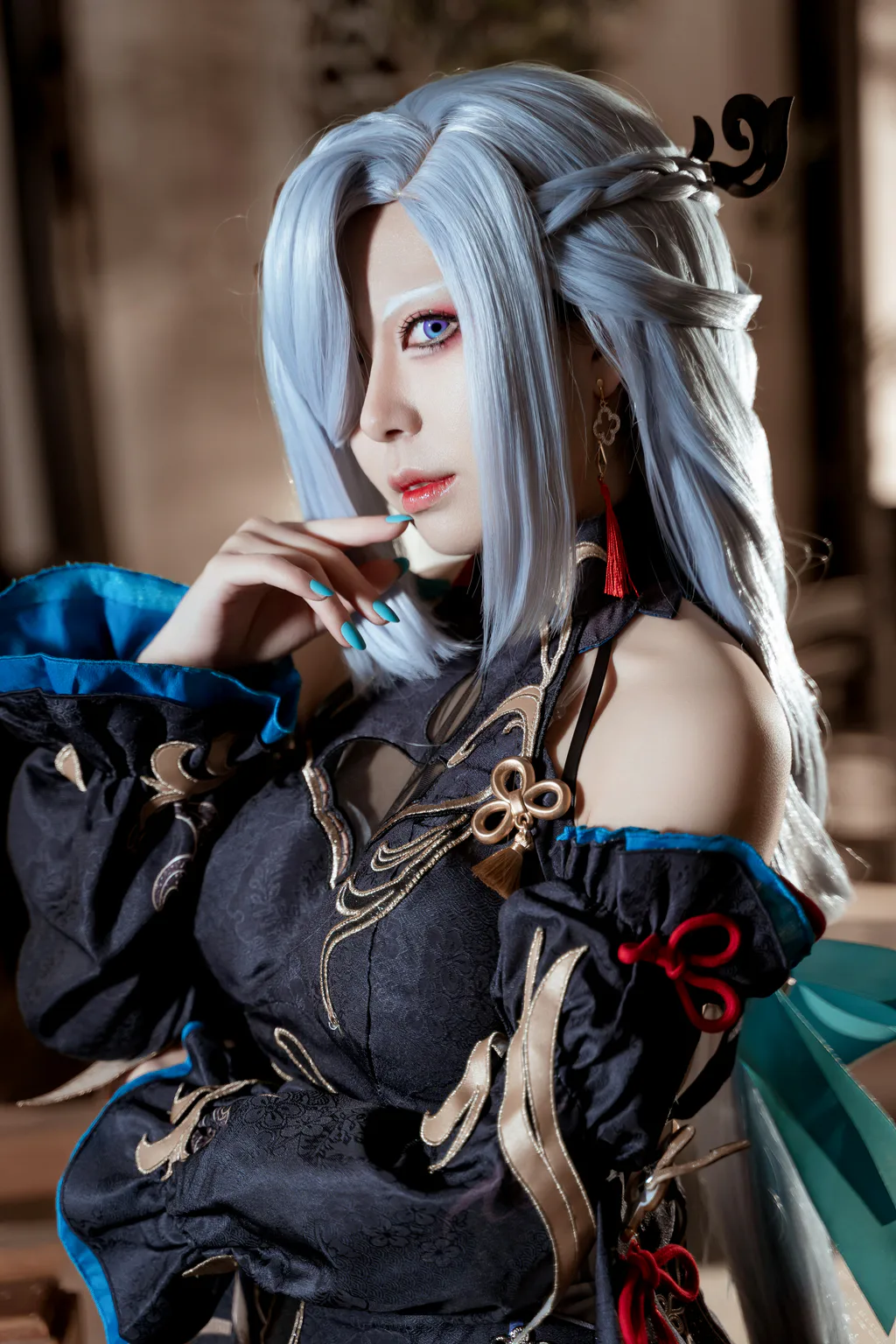 虎森森 – 原神 申鹤 冷花幽露[35P/291MB]插图2