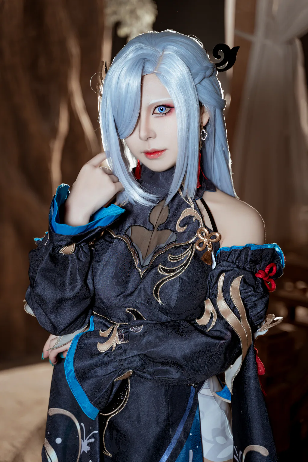 虎森森 – 原神 申鹤 冷花幽露[35P/291MB]插图3