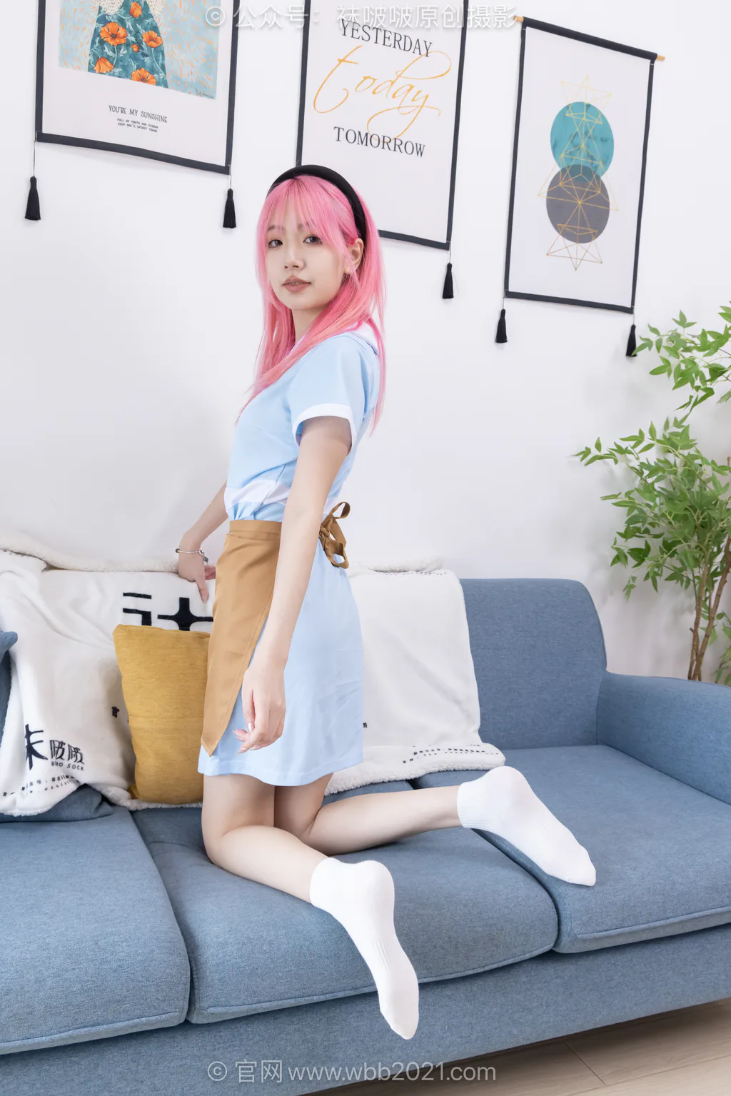 [BoBoSocks袜啵啵]NO.649 小甜豆-平底凉鞋、裸足、纯白棉袜[200P/1V/7.01GB]插图