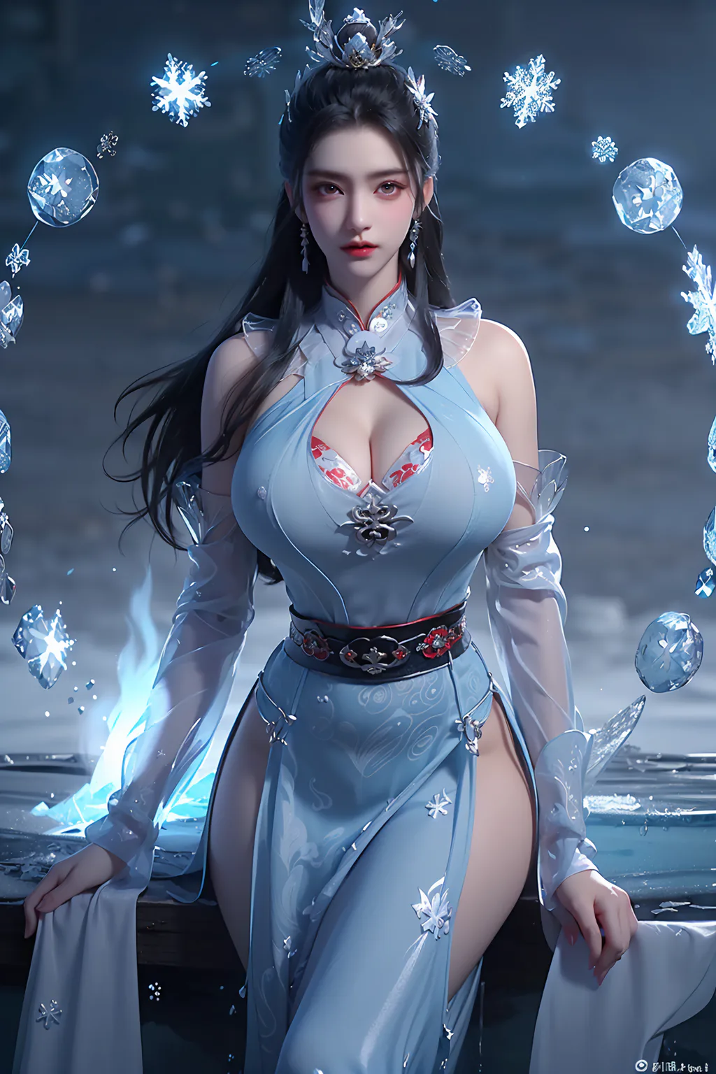 AI绘画 1030 暗河传-白鹤淮[75P/445M]插图