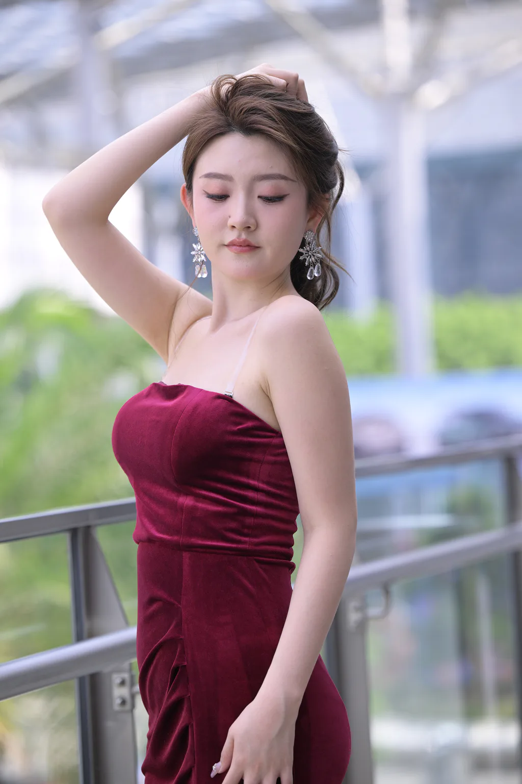 精选街拍作品 NO.6666 红裙礼仪小姐[233P/306MB]插图