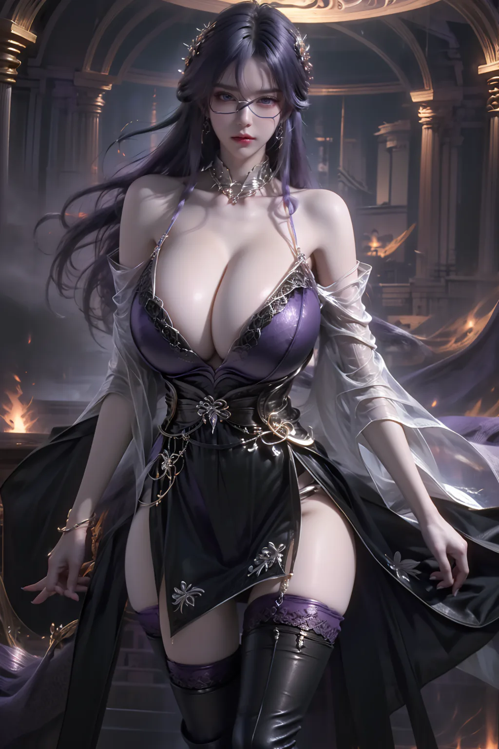 AI绘画 1040 百炼成神-天穹长老[94P/438M]插图