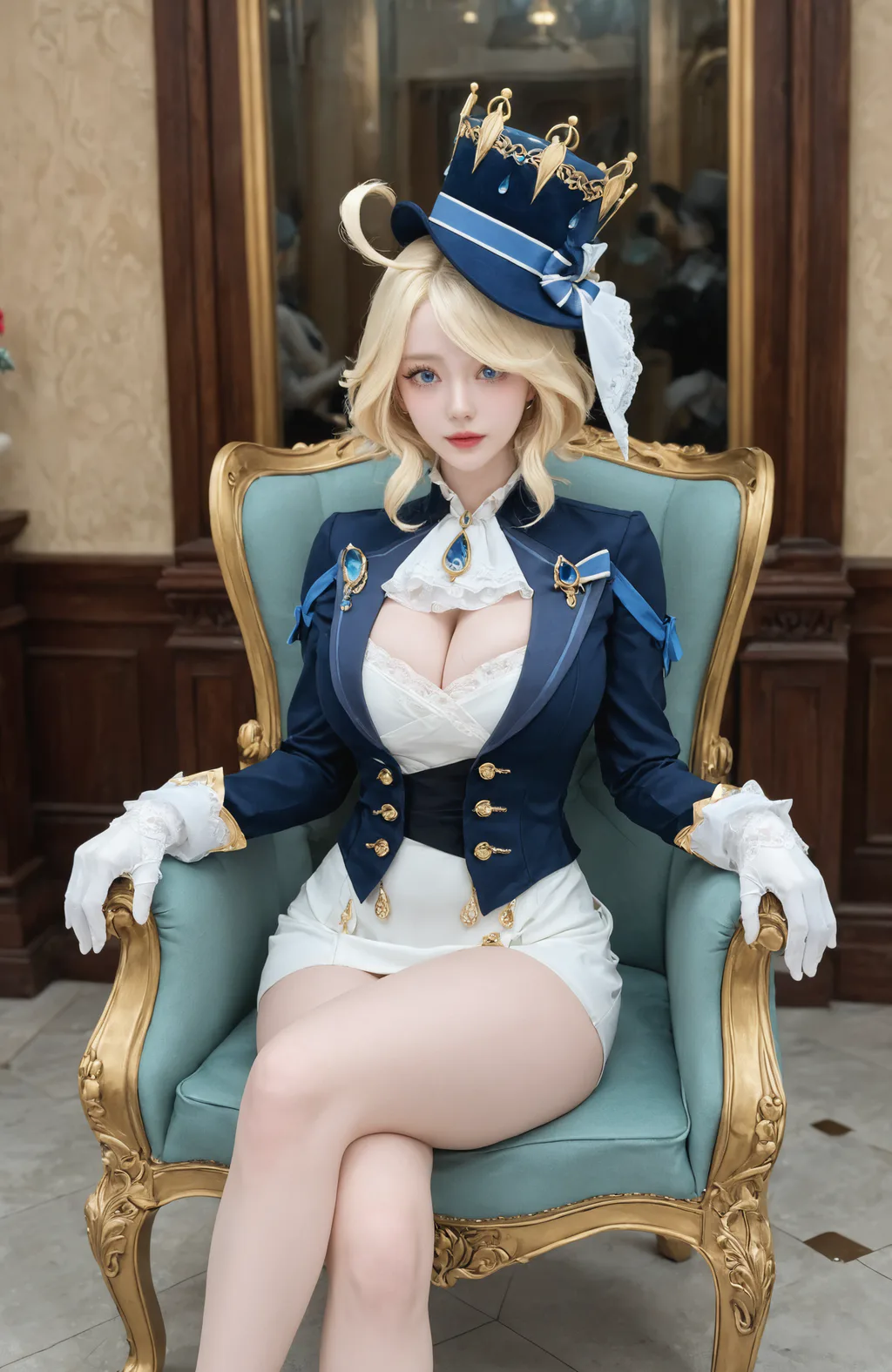 AI绘画 1013 芙宁娜-原神cos[17P/95MB]插图2