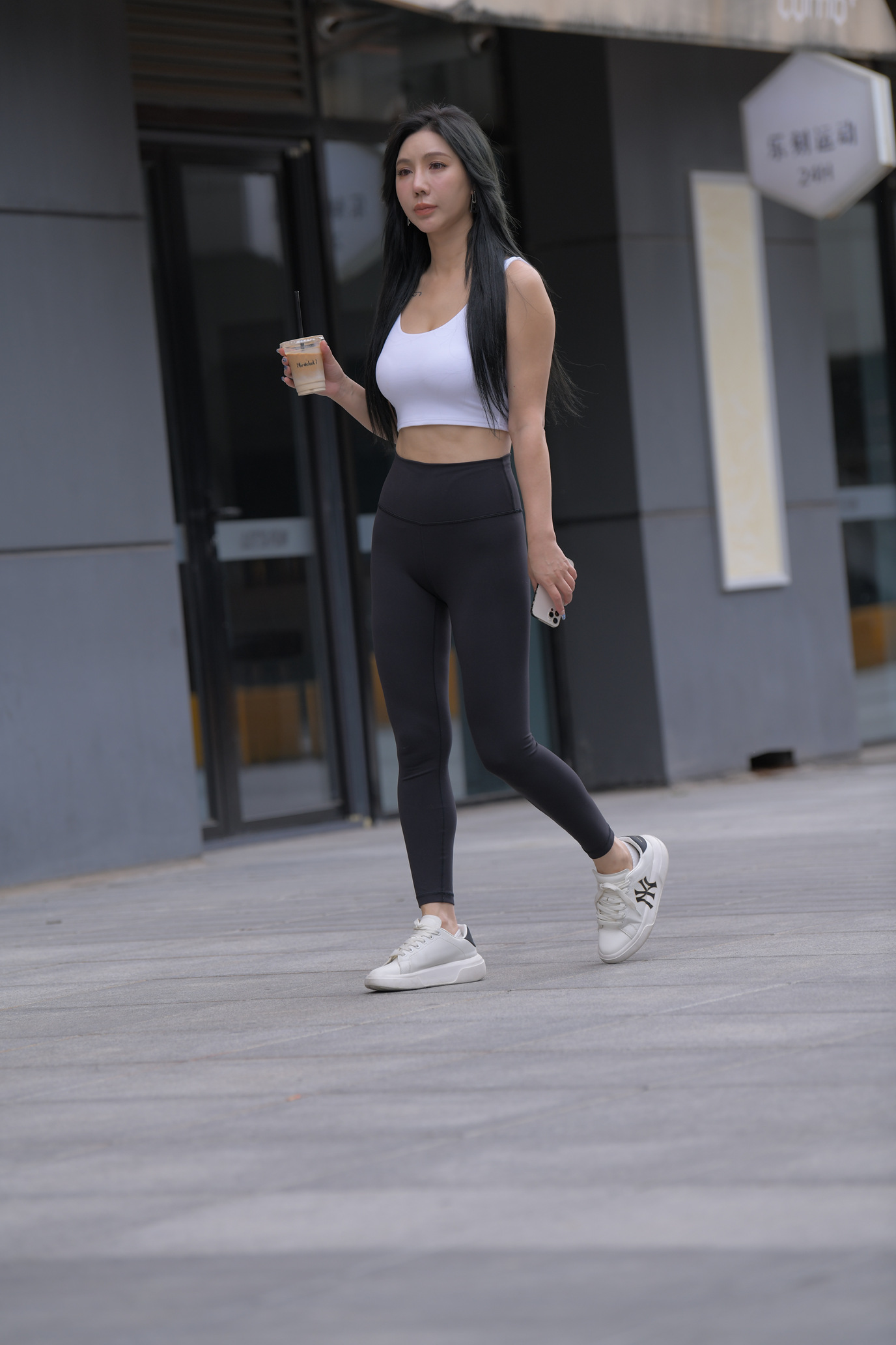 魔镜街拍黑色瑜伽裤镁钕[671P/3V/35.5G]插图7