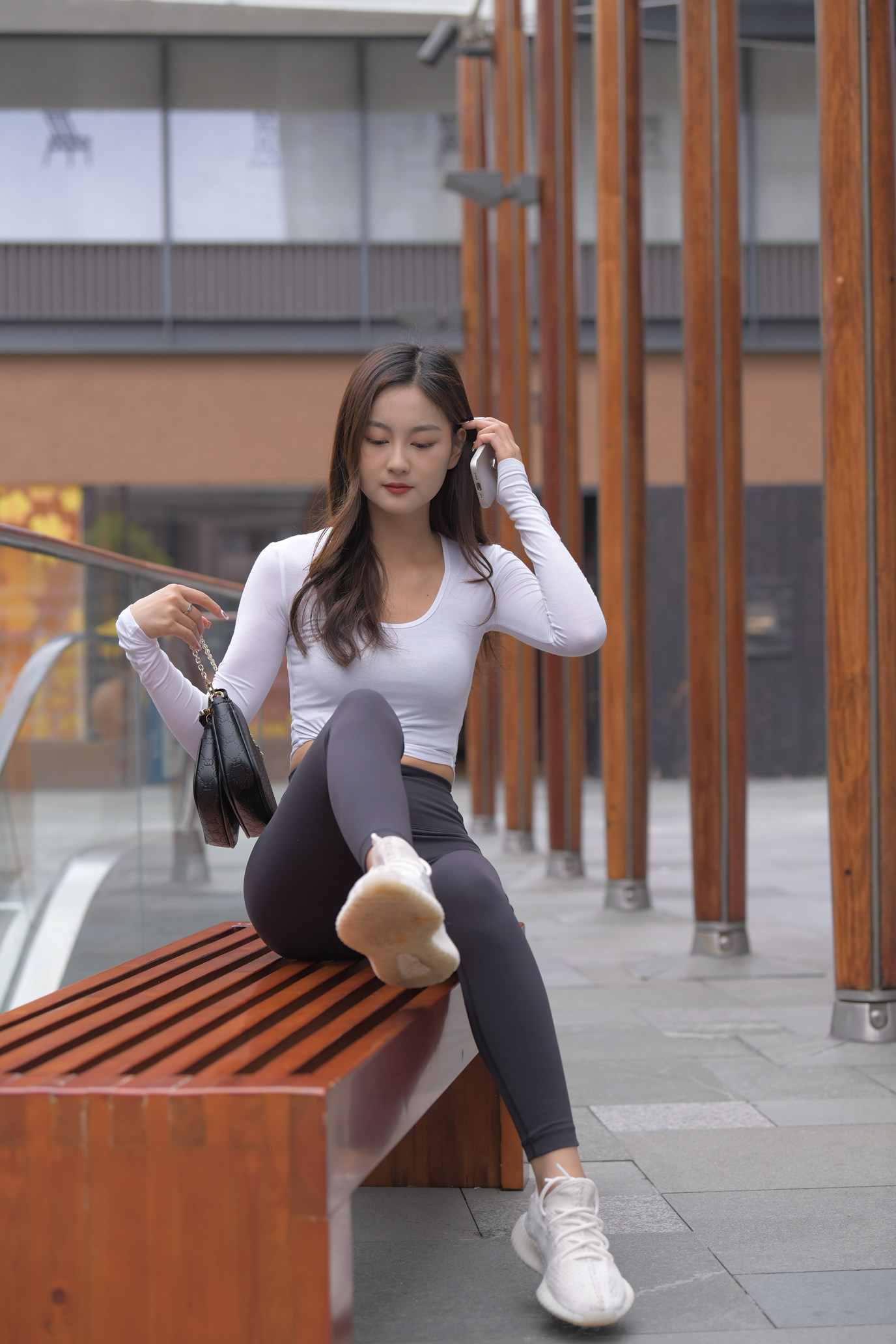 MJ黑色瑜伽裤美眉[650P/1V/24.2G]插图7