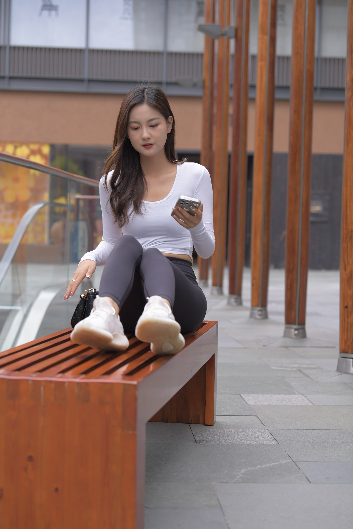 MJ黑色瑜伽裤美眉[650P/1V/24.2G]插图6