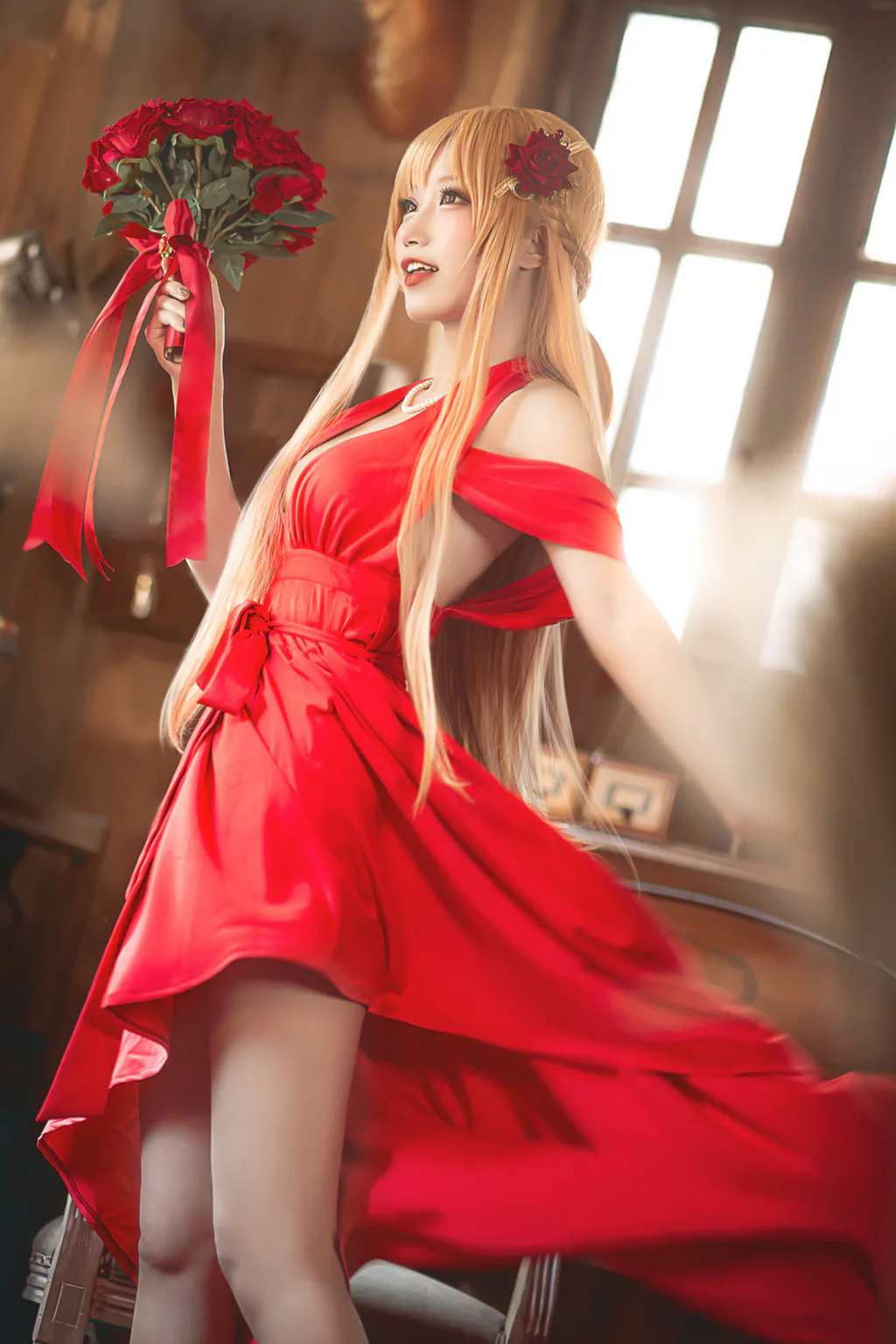 切切celia – 刀剑神域 亚丝娜 礼服[28P/534MB]插图1