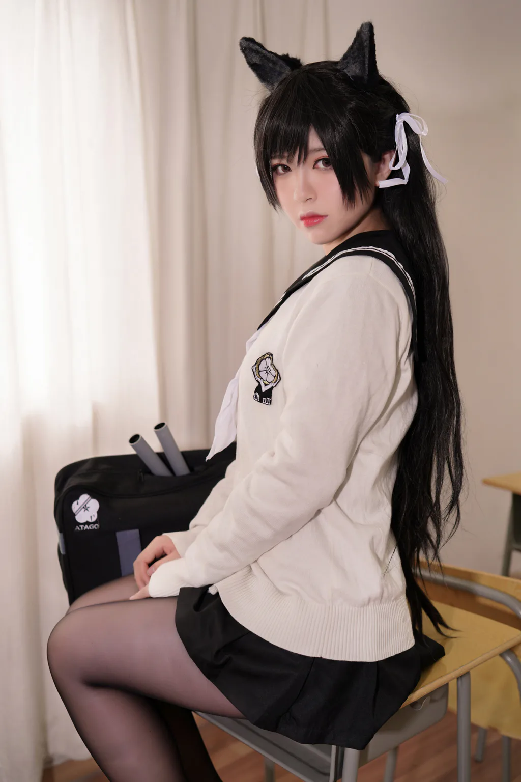 半半子 – 爱宕 学园幻想曲[25P/296MB]]插图1