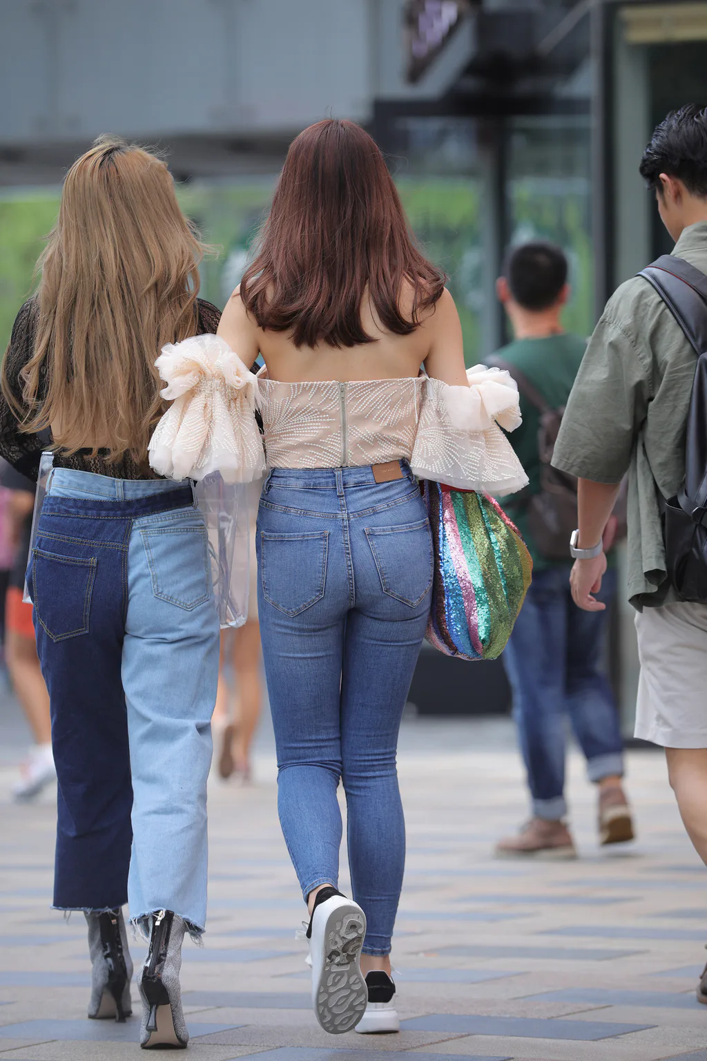 精选街拍作品 NO.6782 青春靓丽牛仔裤[41P/56MB]插图1