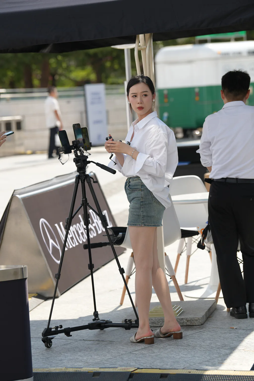 精选街拍作品 NO.6795 衬衫牛仔裙[96P/117MB]插图1