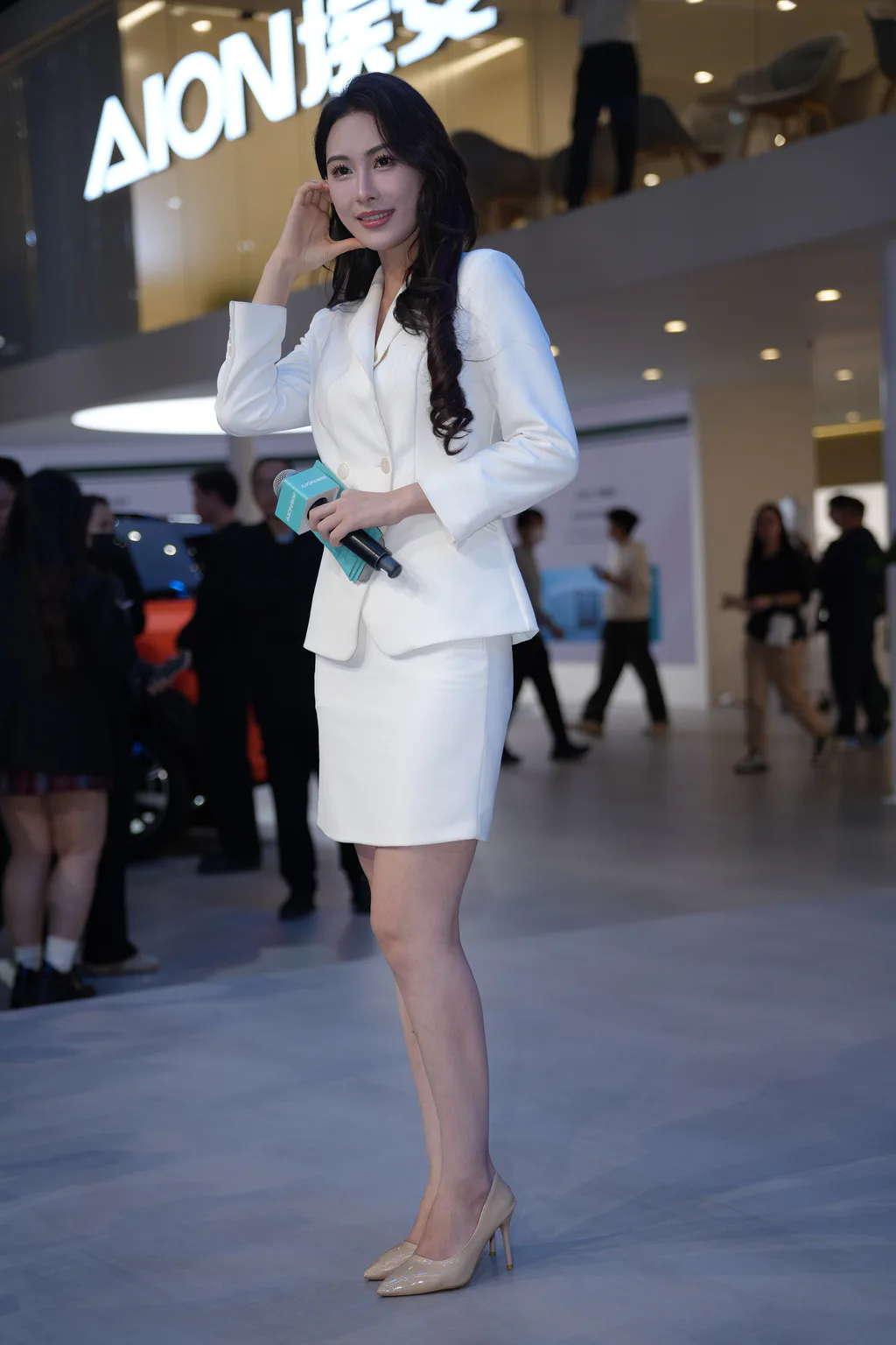 精选街拍作品 NO.6775 白色西装裙雨桐[127P/72MB]插图1