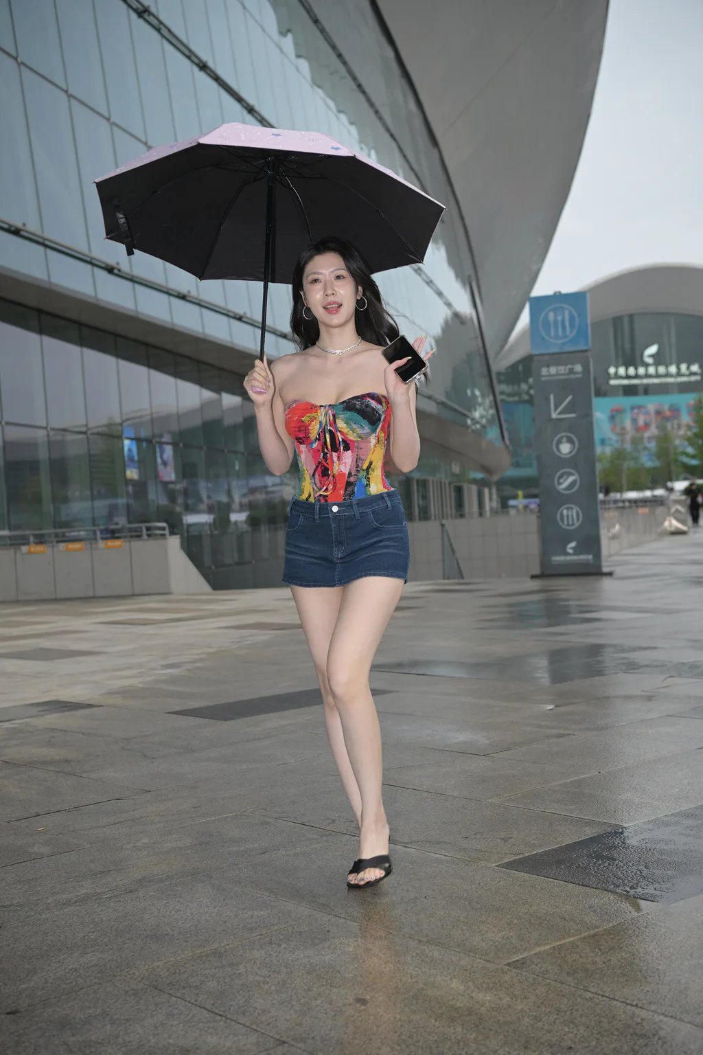 精选街拍作品 NO.6779 雨后牛仔短裤[118P/161MB]插图2