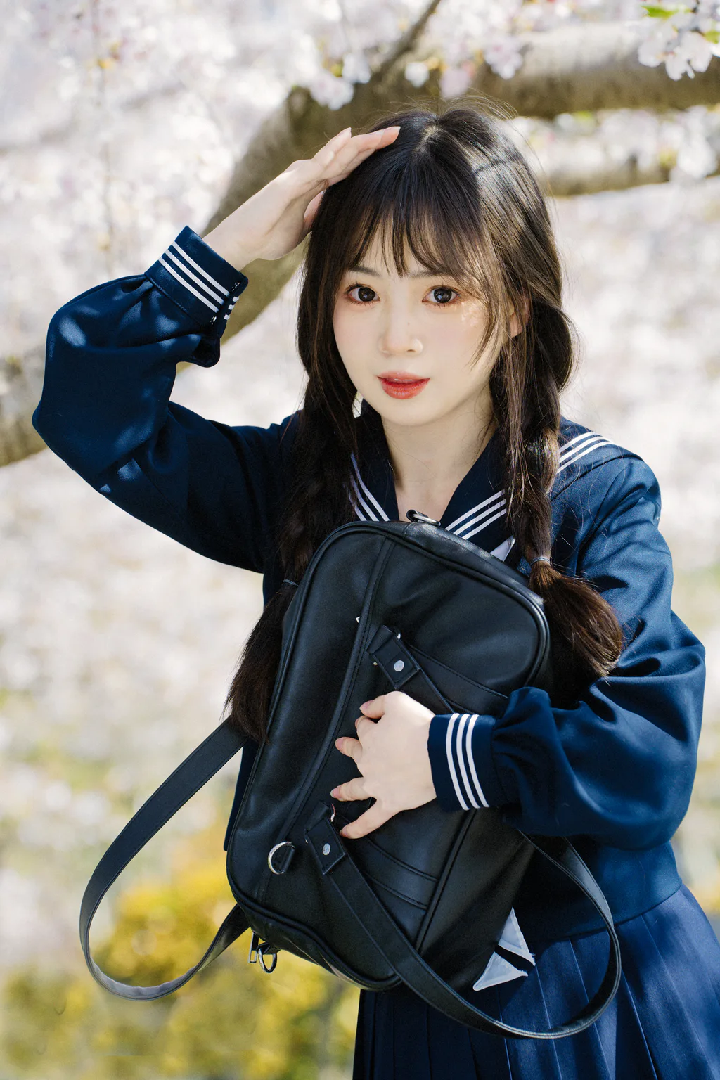 [YITUYU艺图语]2023.04.12 樱花校园 吱吱[31+1P/230MB]插图3