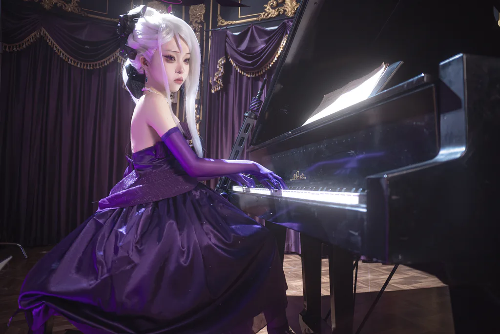 矢量鱼 – 蔚蓝档案 空崎日奈连衣裙[34P/259MB]插图