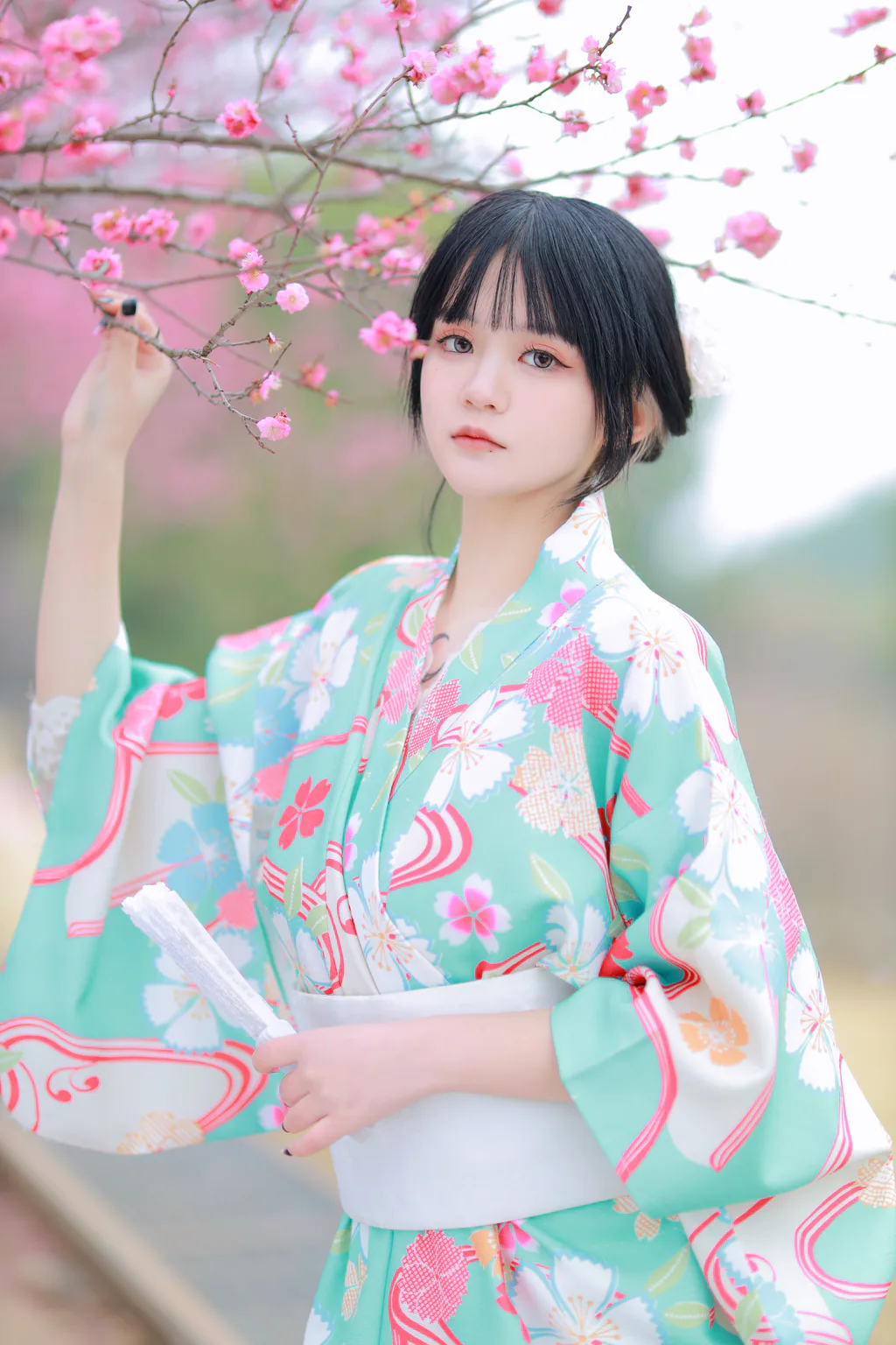 [YITUYU艺图语]2023.04.13 和服樱花 wenyujia [21+1P/232MB]插图2
