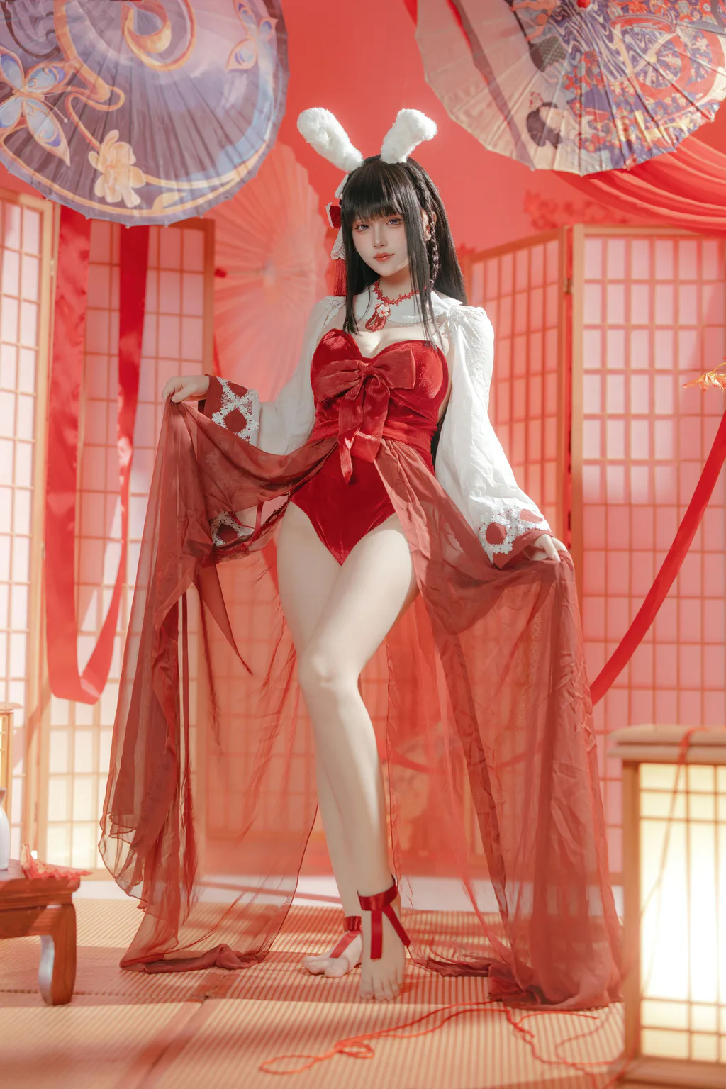 屿鱼 – 碧蓝航线 大山 祈愿的巫女兔[58P/339MB]插图