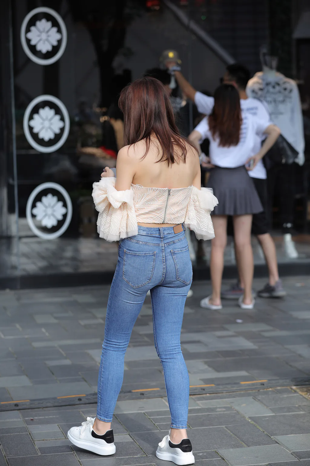 精选街拍作品 NO.6782 青春靓丽牛仔裤[41P/56MB]插图