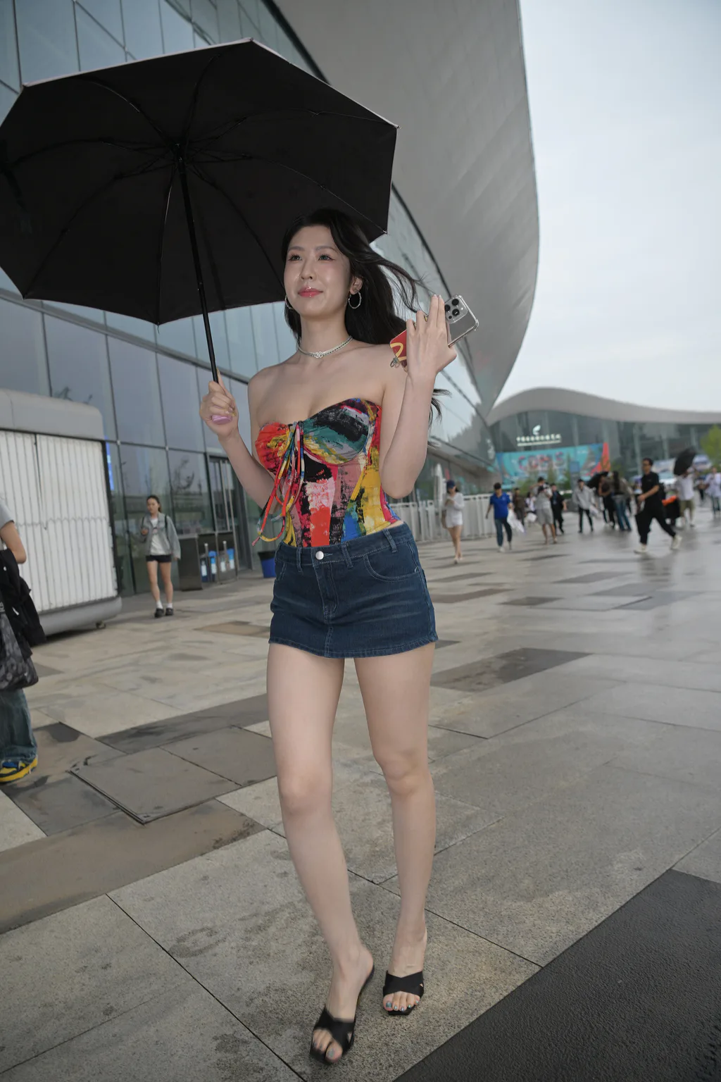 精选街拍作品 NO.6779 雨后牛仔短裤[118P/161MB]插图3