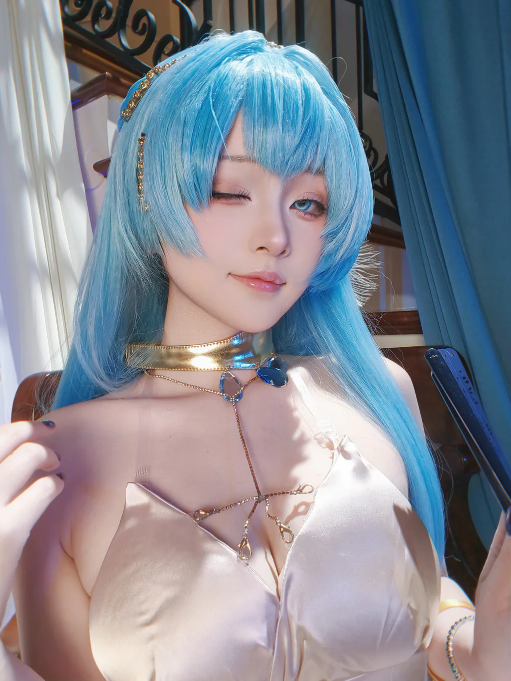 屿鱼 – 胜利女神 妮姬 海伦 礼服[60P/535MB]插图