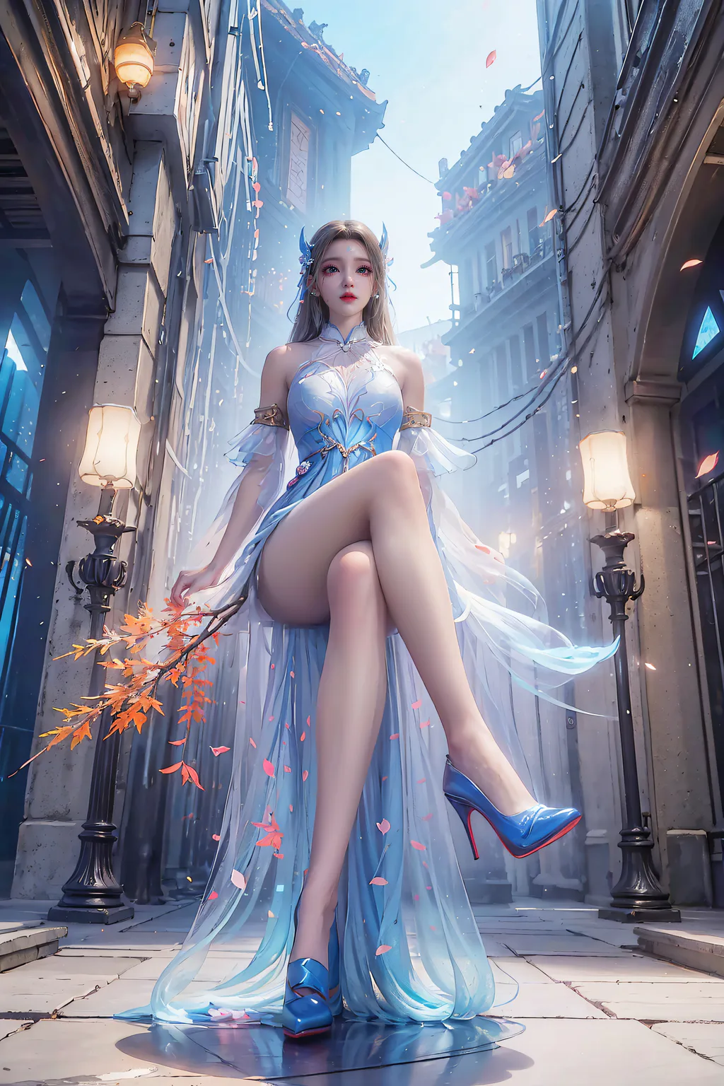 AI绘画 1064 独步逍遥-雪言[30P/297M]插图2