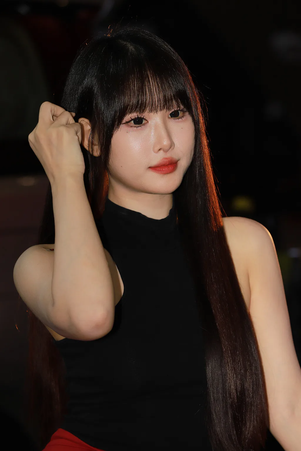 精选街拍作品 NO.6760 棕红色包屯裙橙子奶油酱[93P/74MB]插图