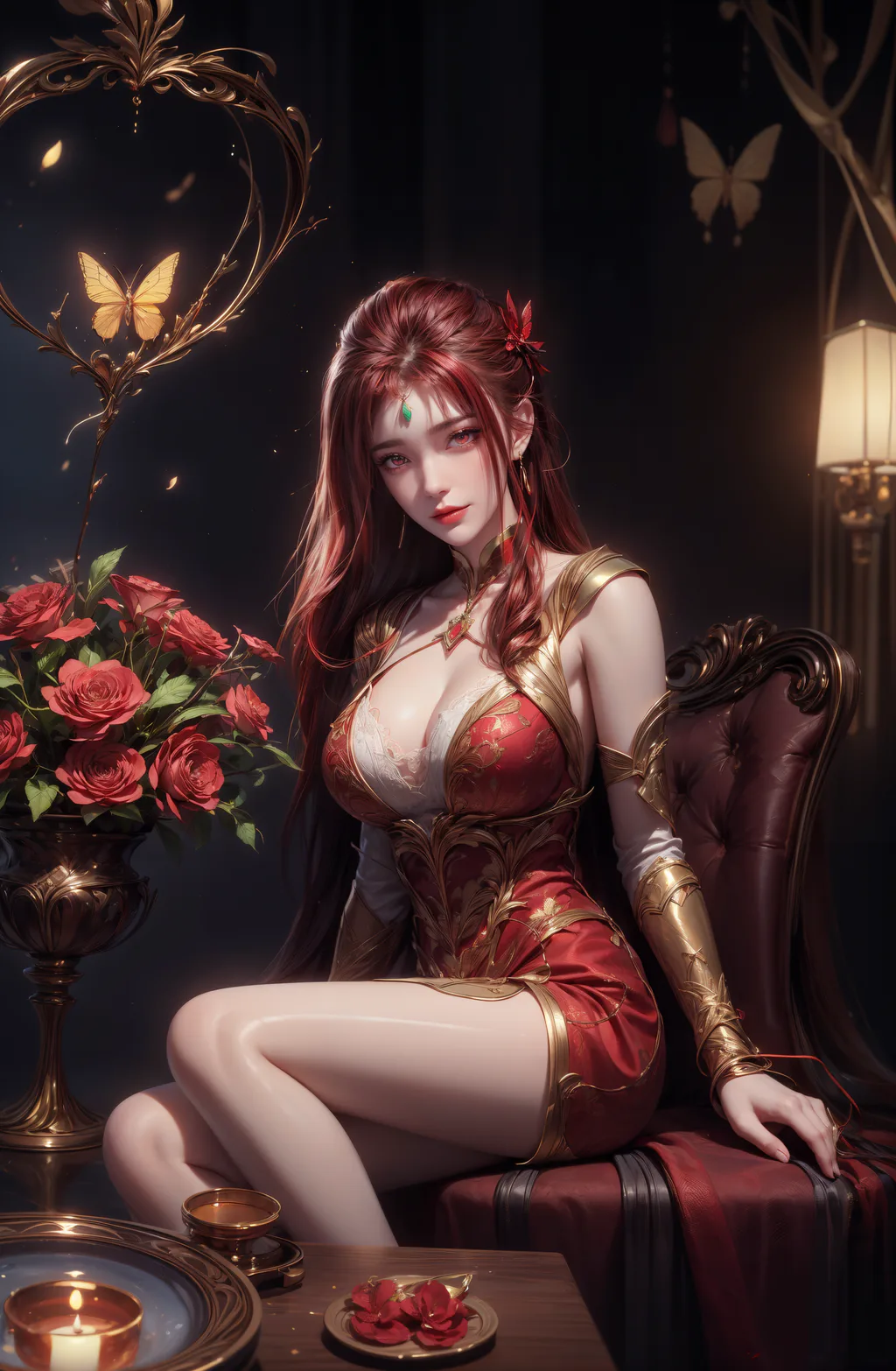 AI绘画 1068 完美世界-红凰[15P/127M]插图2