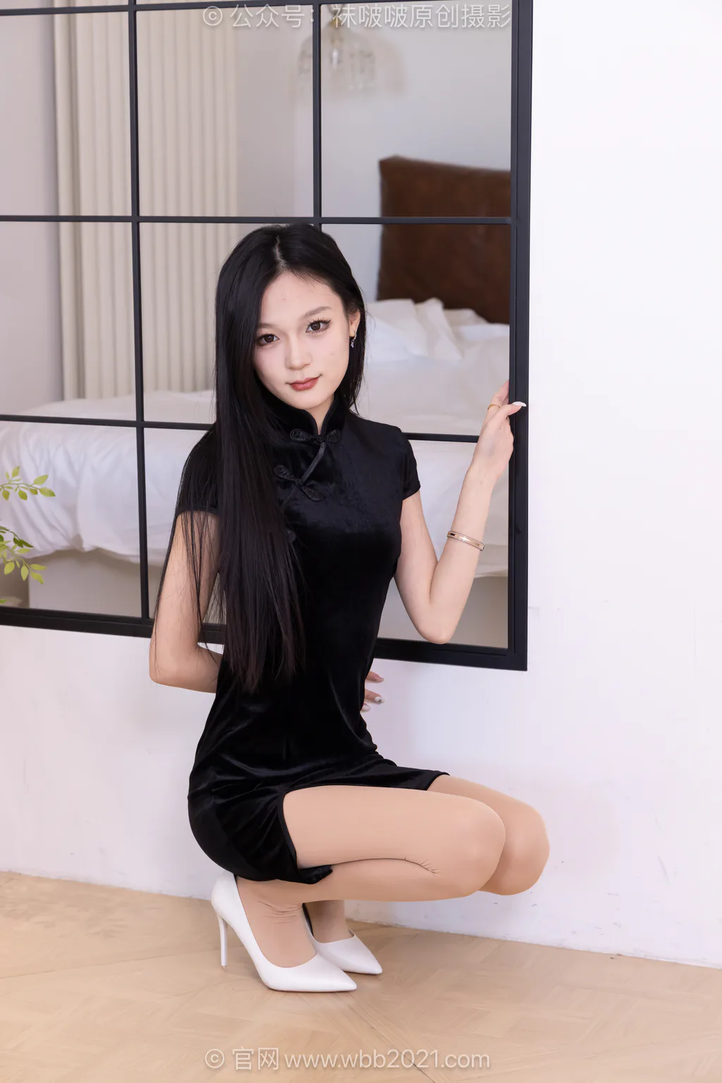 [BoBoSocks袜啵啵]NO.665 焦糖-高跟鞋、厚肉丝、旗袍[152P/1V/5.56GB]插图3