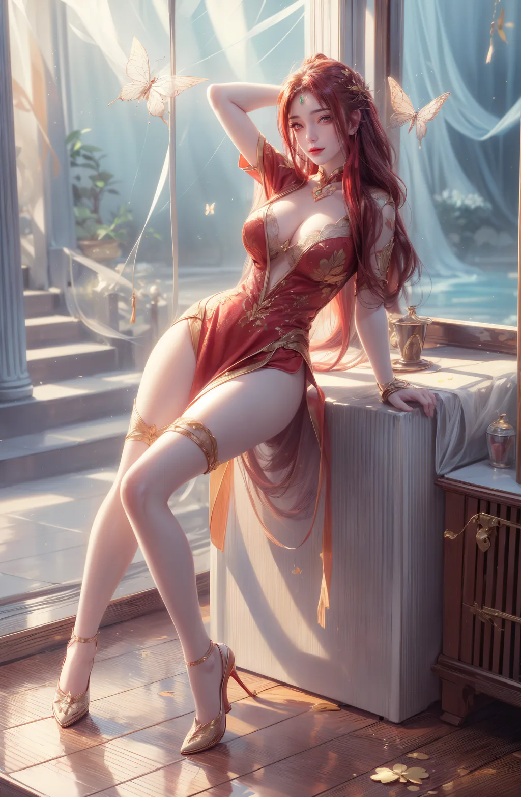 AI绘画 1068 完美世界-红凰[15P/127M]插图3