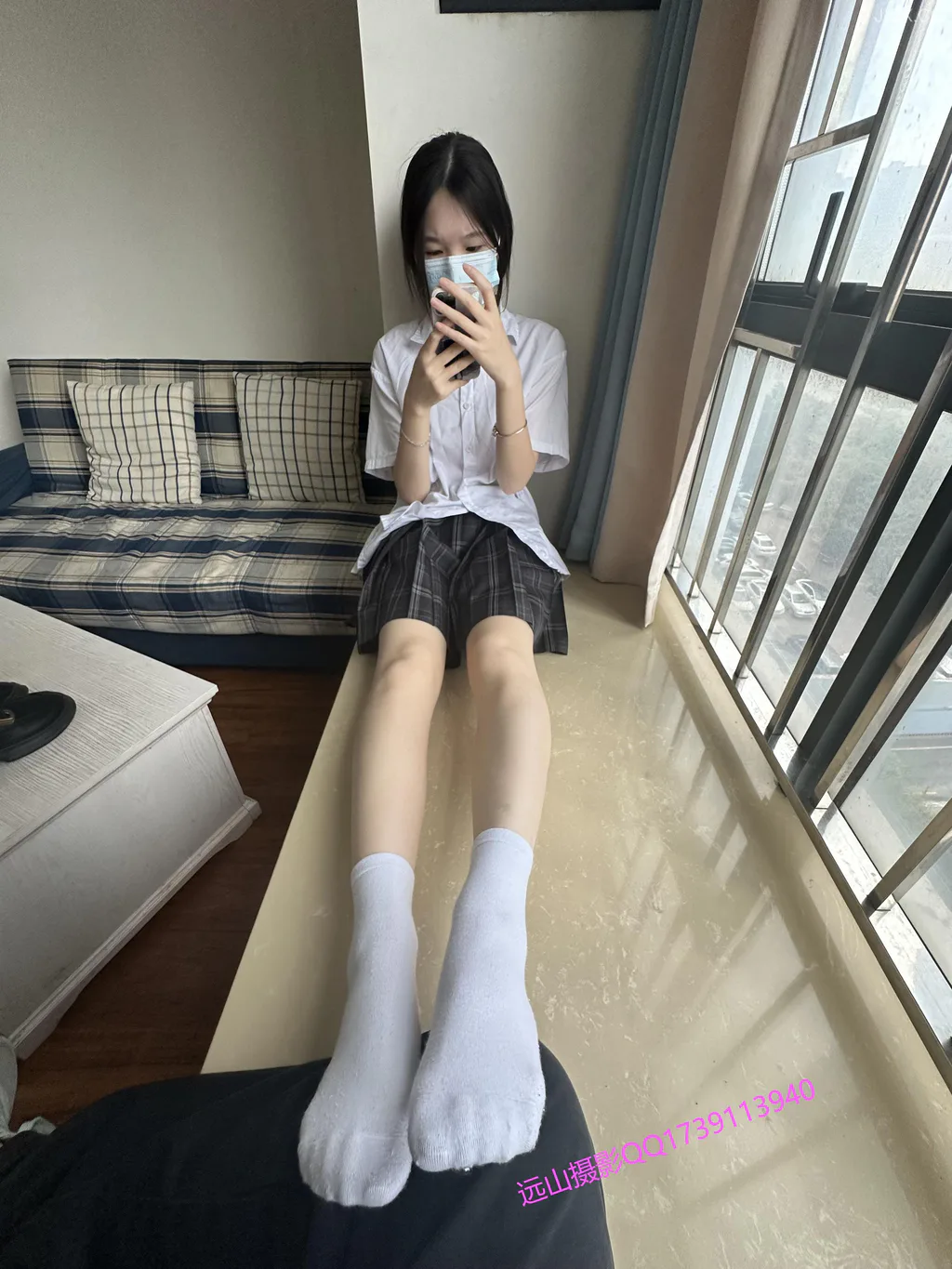 远山摄影 JK皮鞋白袜子裸足[130P/1V/351M]插图2