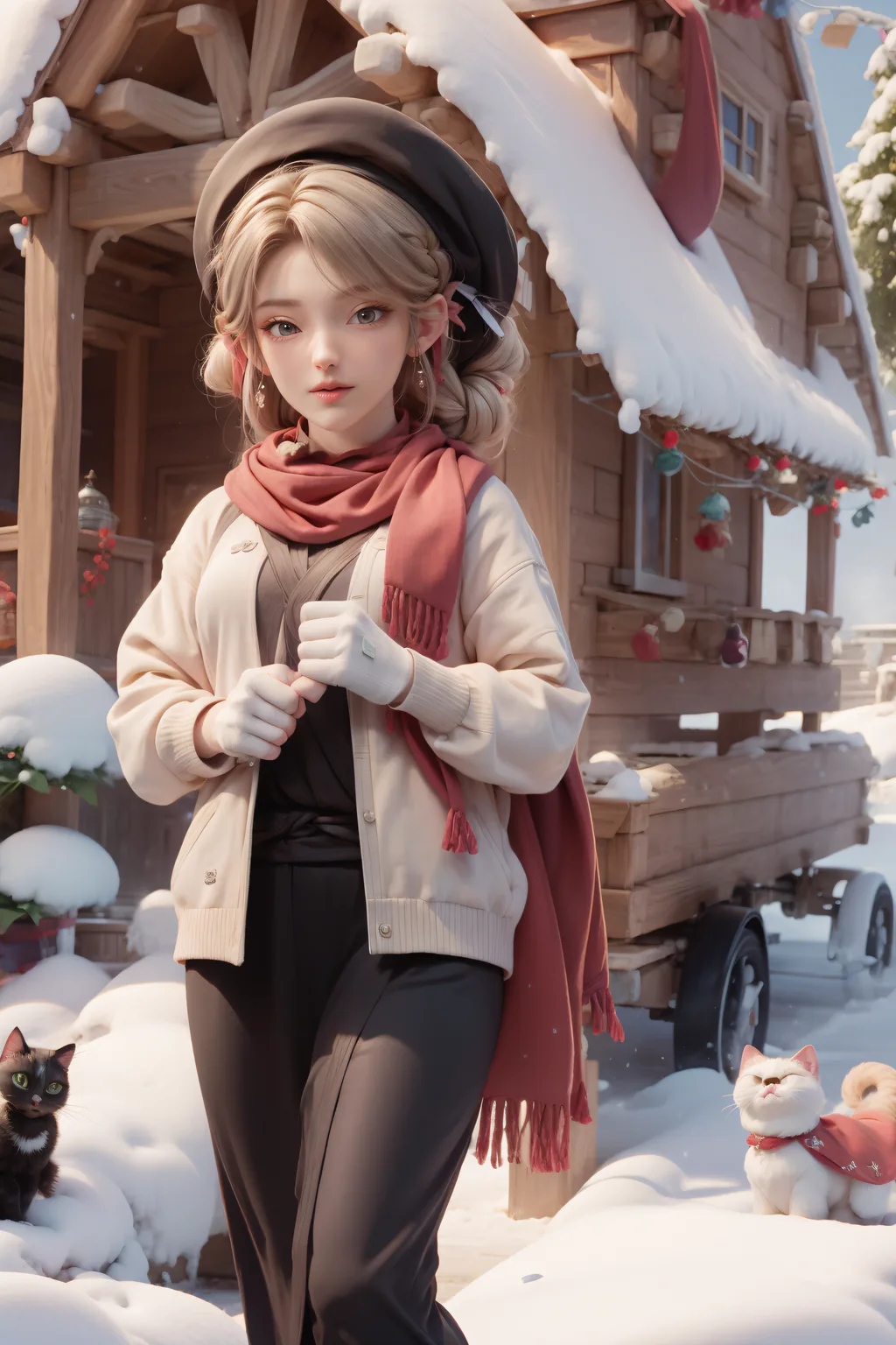 AI绘画 1086 完美世界-火灵儿[80P/520M]插图3