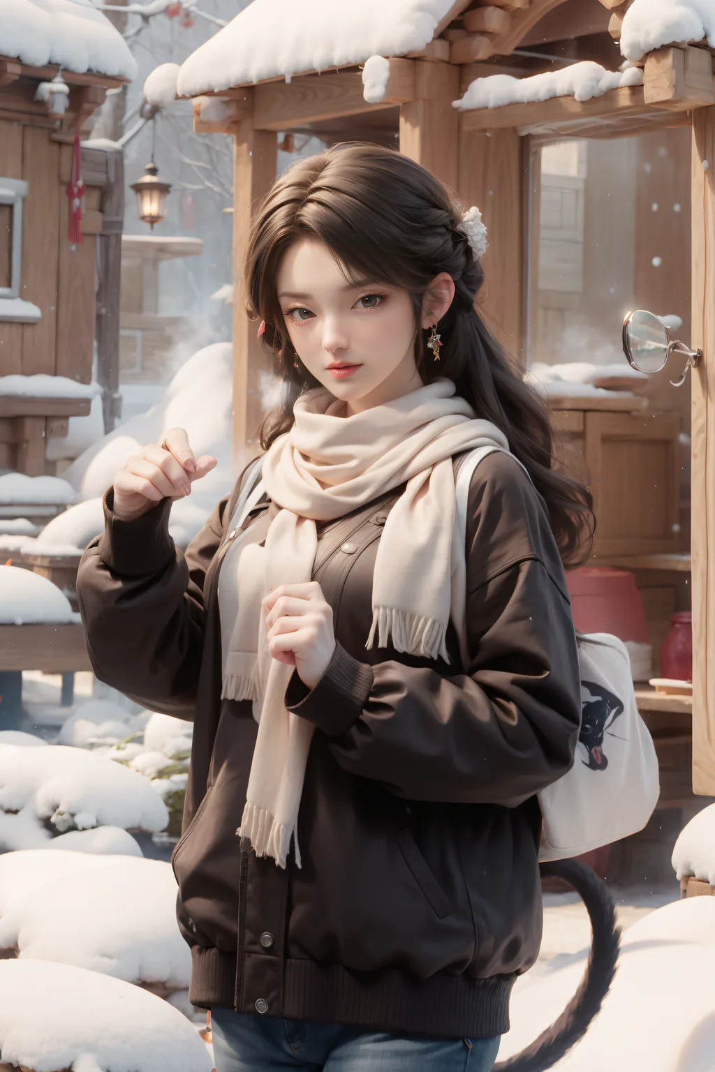 AI绘画 1086 完美世界-火灵儿[80P/520M]插图