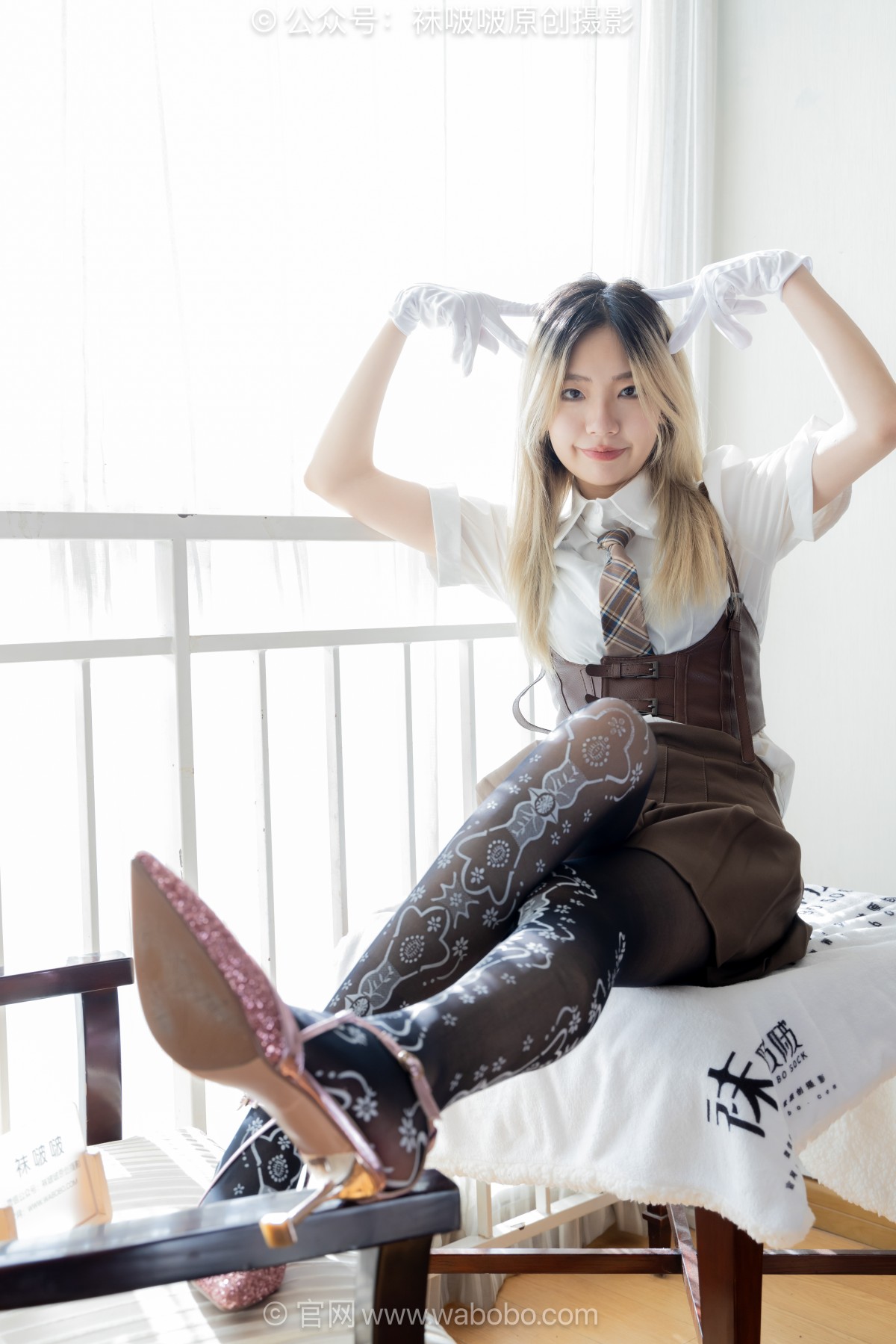 袜啵啵682期：小甜豆-花絮版 [154P/1V/6.23GB]插图7