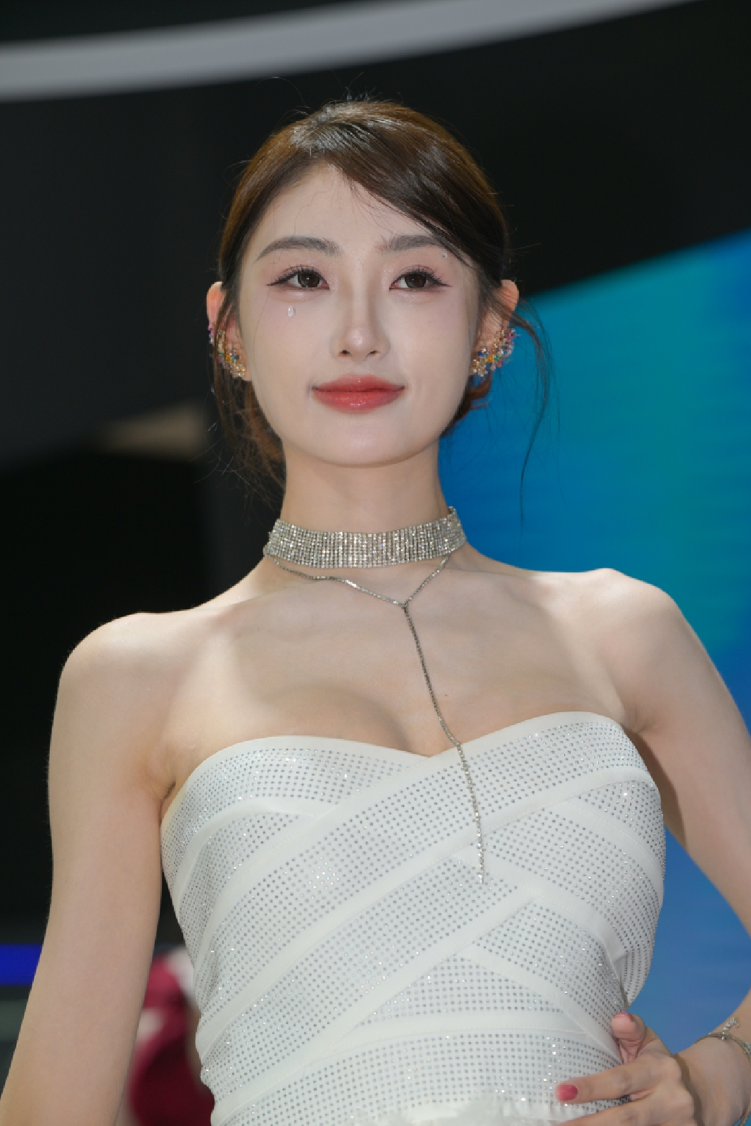 法拉利车模珍妮 2026深圳车展白色短裙系列图（二）[40P/999.26Mb]插图1