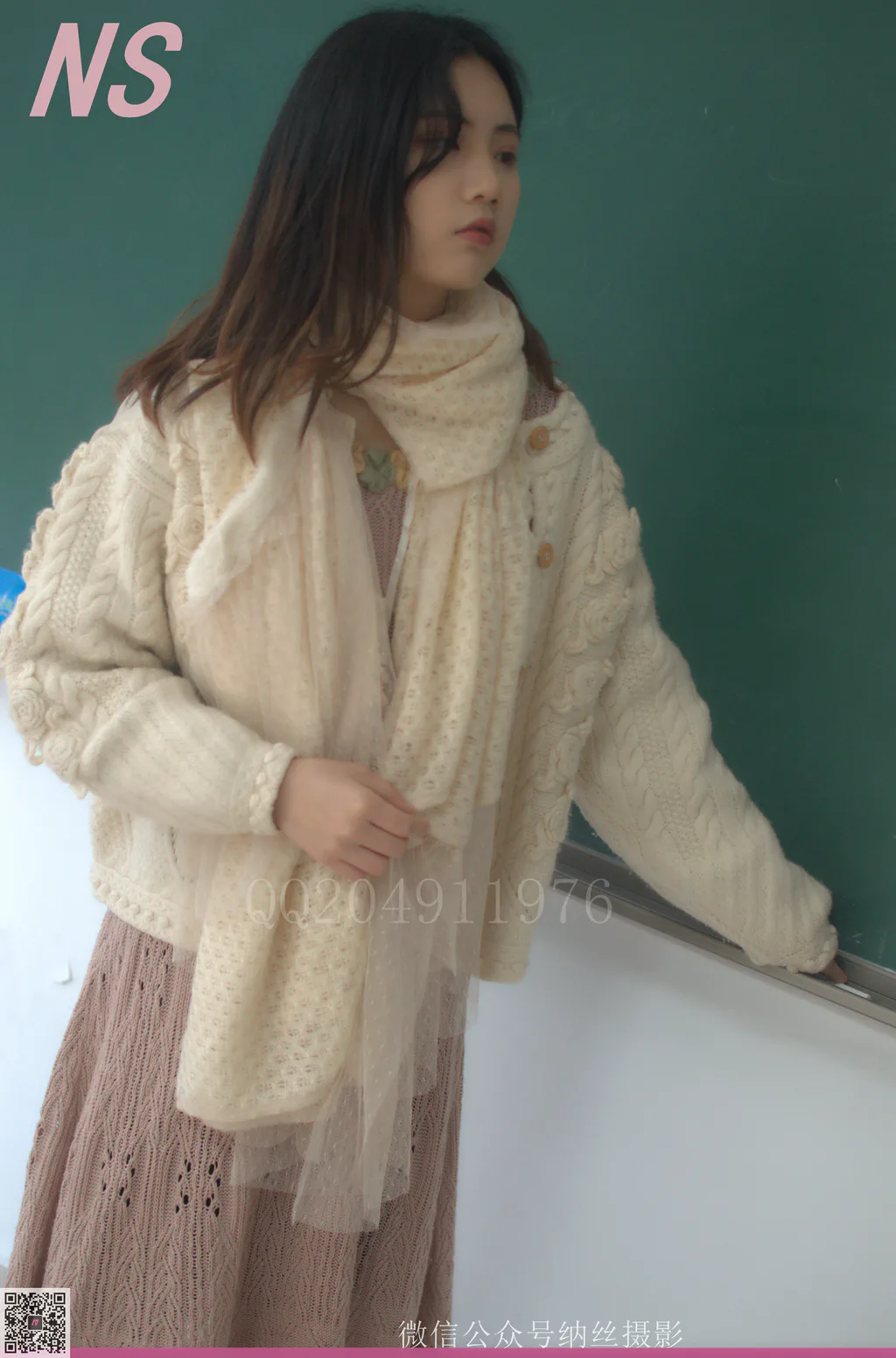 [纳丝摄影]0059 杨琪 慵懒毛衣[24P/376MB]插图1