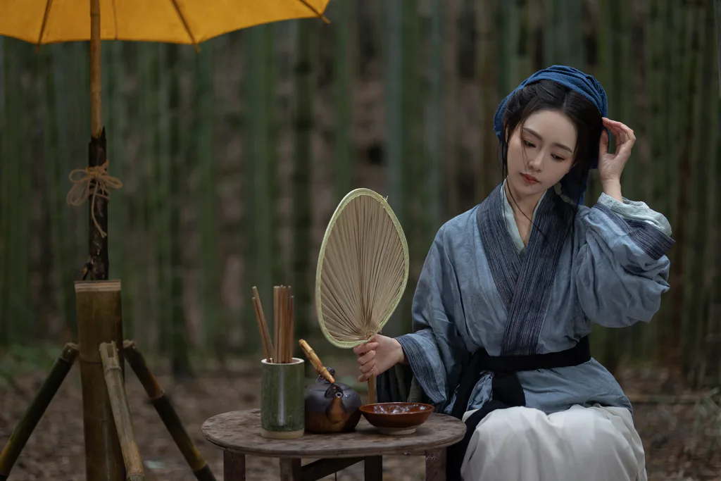 [YITUYU艺图语]2023.04.24 书生与卖茶女 素昧在路上&杰桑桑桑_ [25+1P/267MB]插图1
