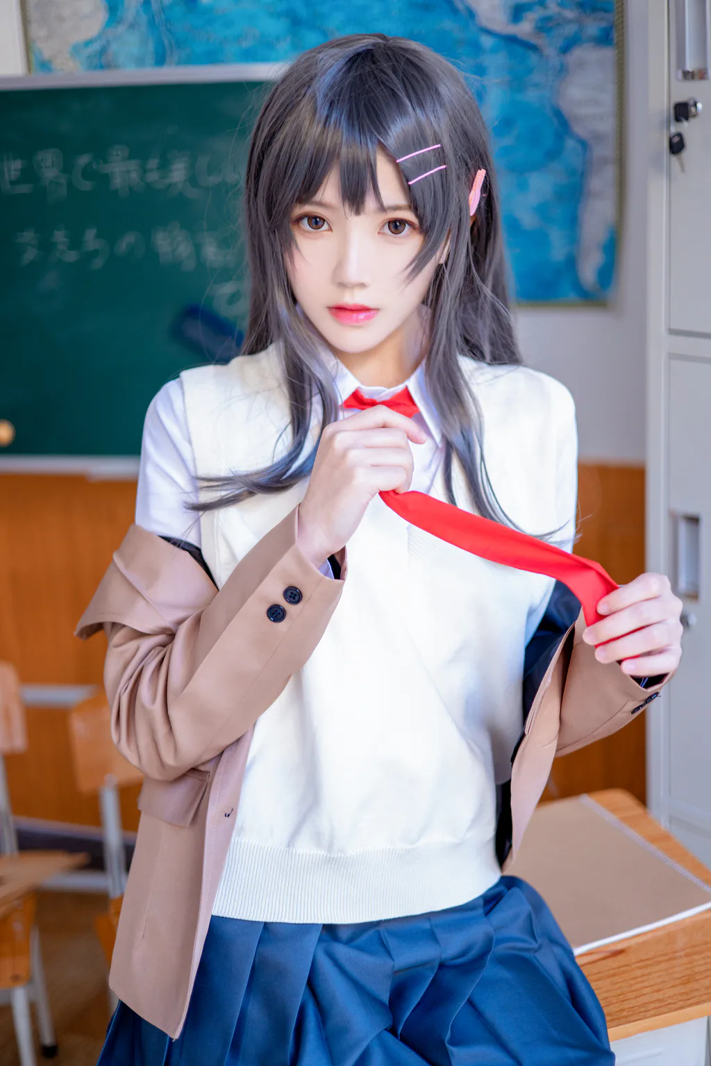 [YITUYU艺图语]2023.04.25 麻衣學姐至服cosplay 桜桃喵[21+1P/207MB]插图