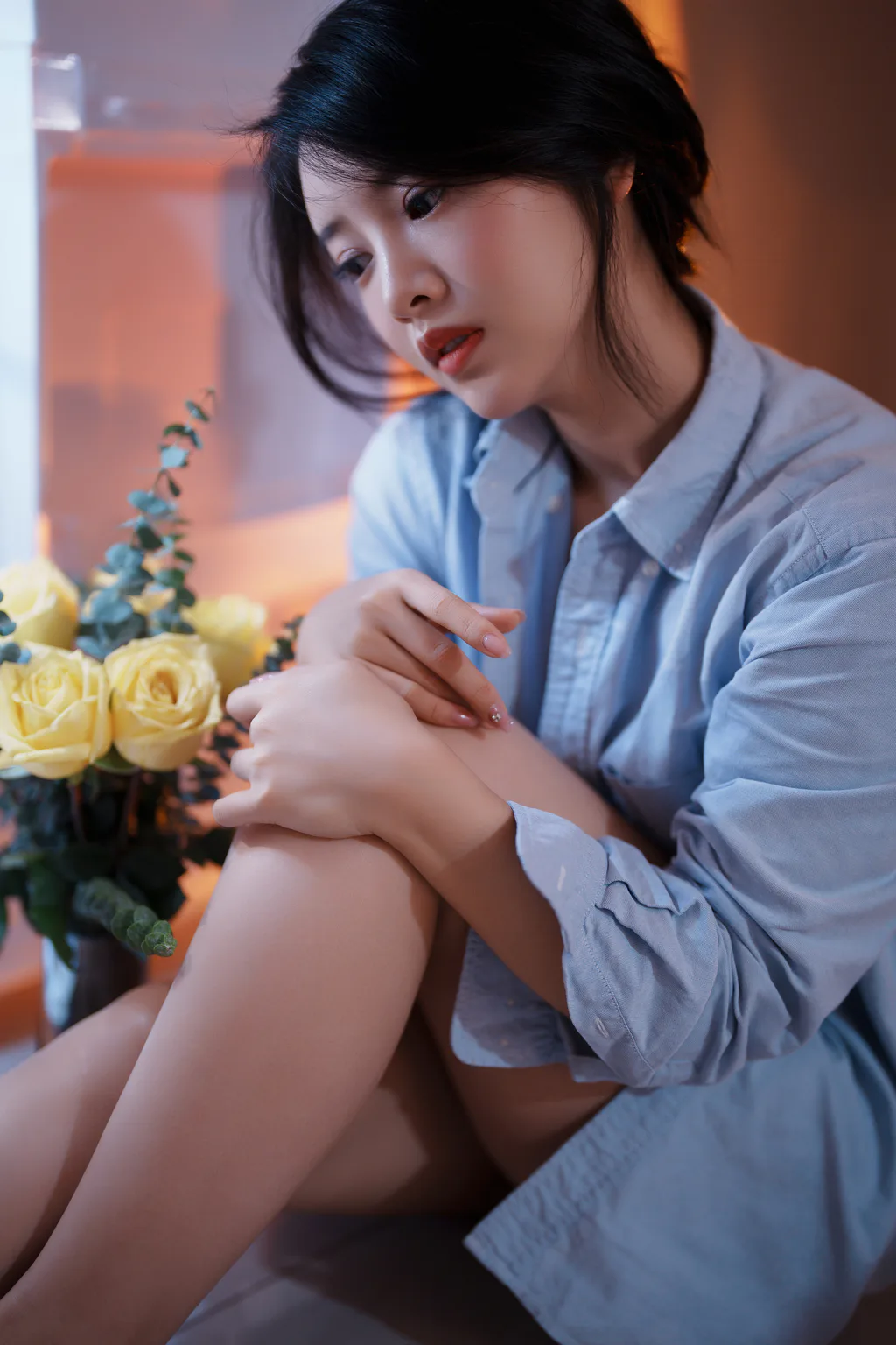 [YITUYU艺图语]2023.05.02 夜半偷偷趴冰箱，一点点微光摄影 喵喵喵是锦儿呀[27+1P/265MB]插图1
