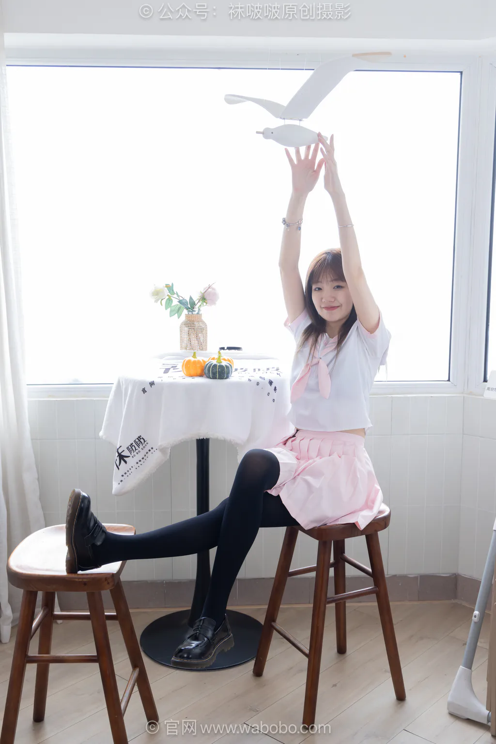[BoBoSocks袜啵啵]NO.671 小甜豆-皮鞋、厚白丝、厚黑丝、jk至服[150P/1V/4.93GB]插图2