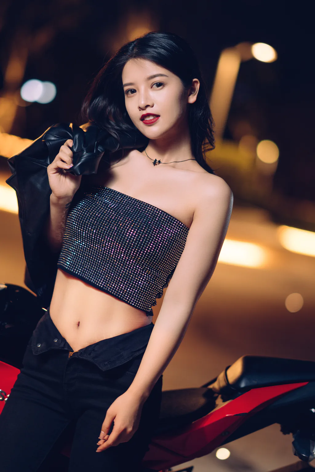 [YITUYU艺图语]2023.04.27 甜辣机车，娇弱少女的酷姐范 喵喵喵是锦儿呀[30+1P/387MB]插图