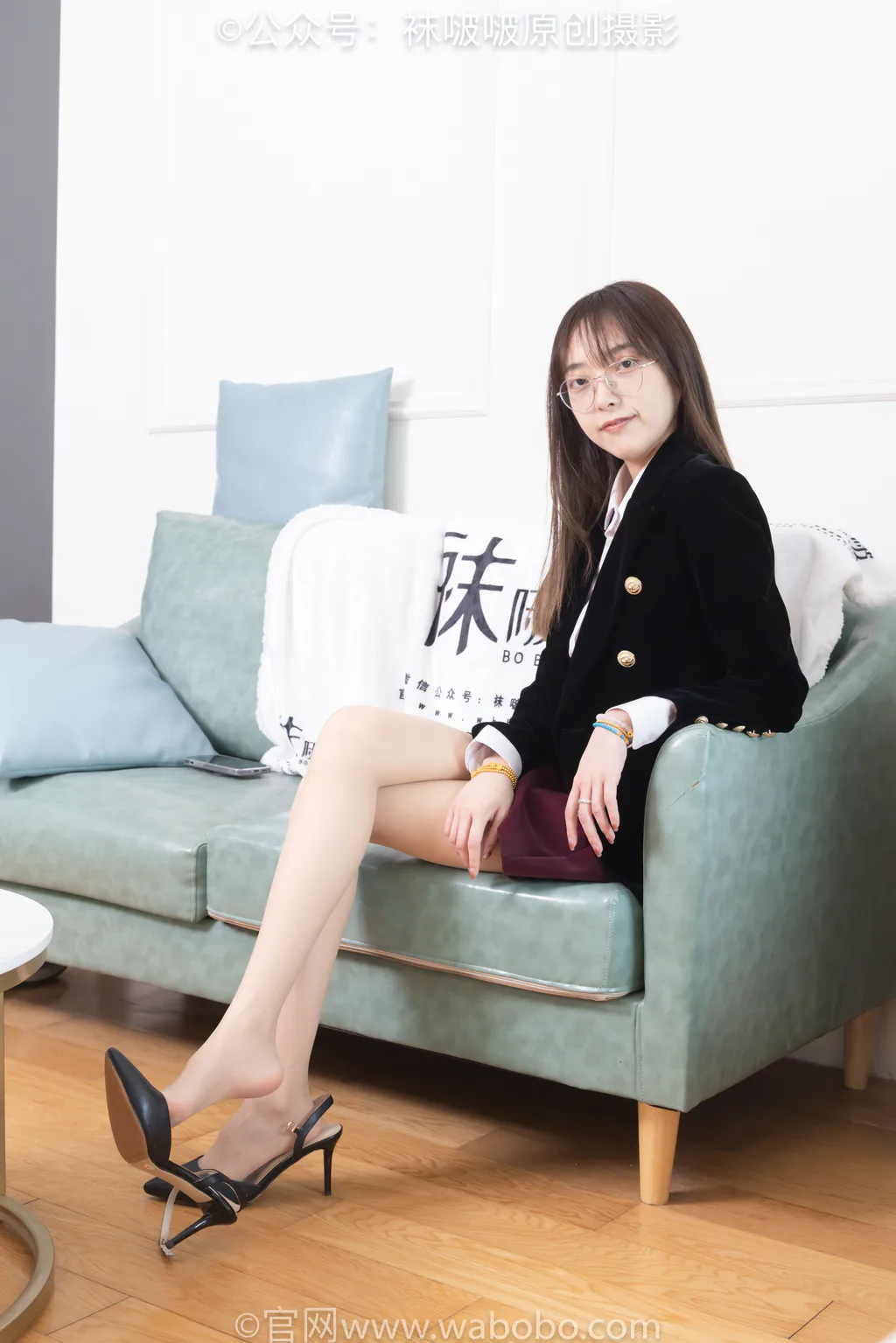 [BoBoSocks袜啵啵]NO.686 稚予-ol至服、高跟鞋、薄肉丝[158P/1V/8.82GB]插图3