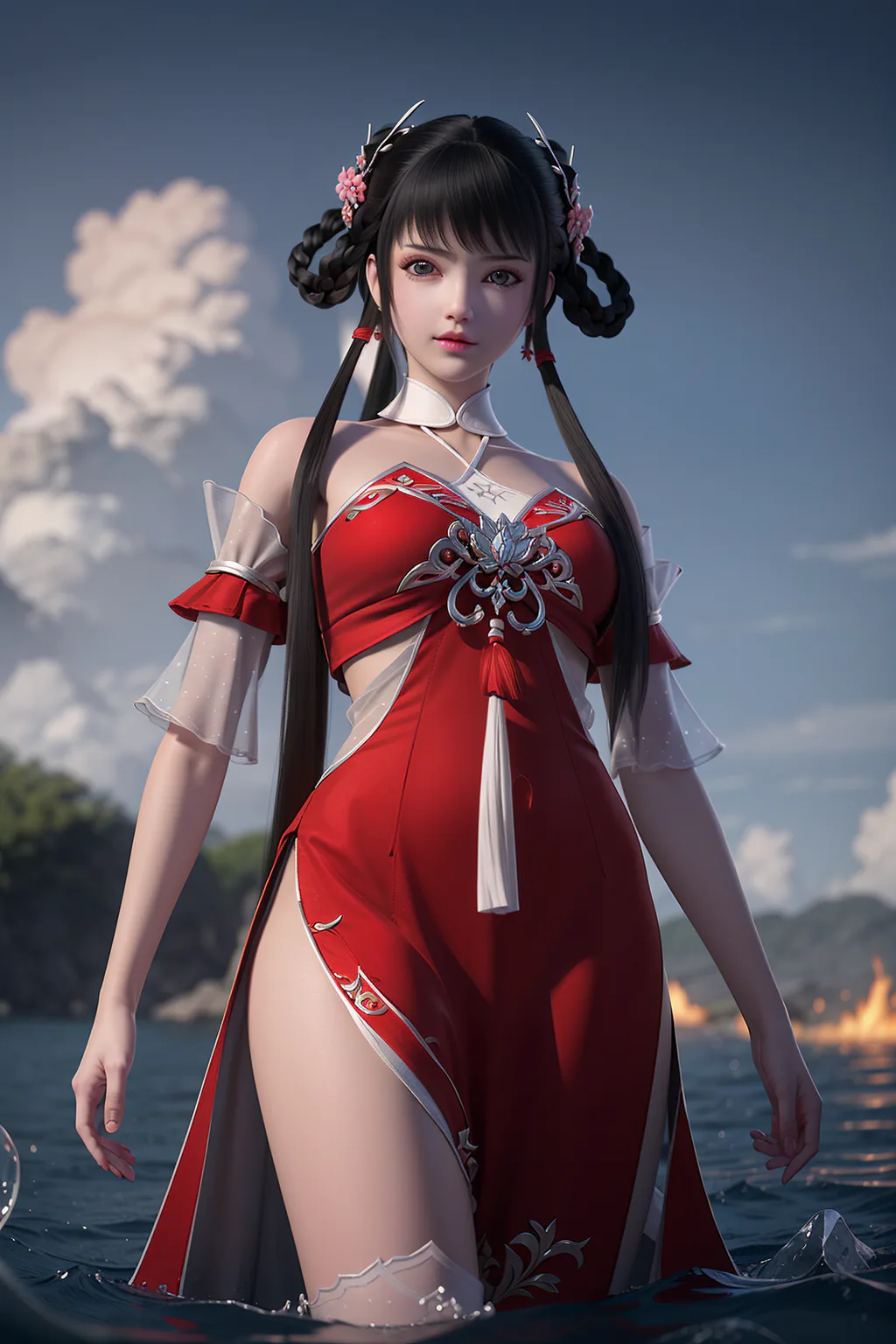 AI绘画 1146 完美世界-火灵儿[40P/1483M]插图1