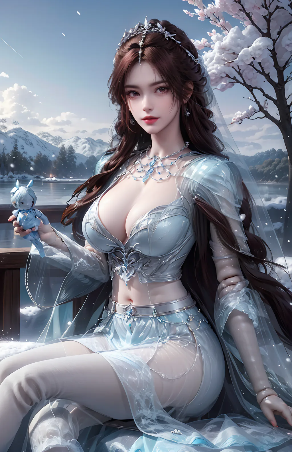 AI绘画 1137 完美世界-叶倾仙[74P/376M]插图