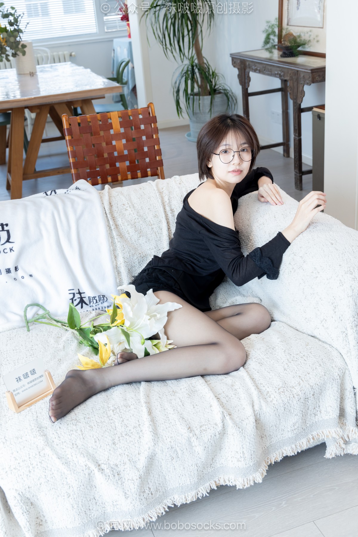 袜啵啵704期：小甜豆-花絮版 [166P/1V/6.64GB]插图
