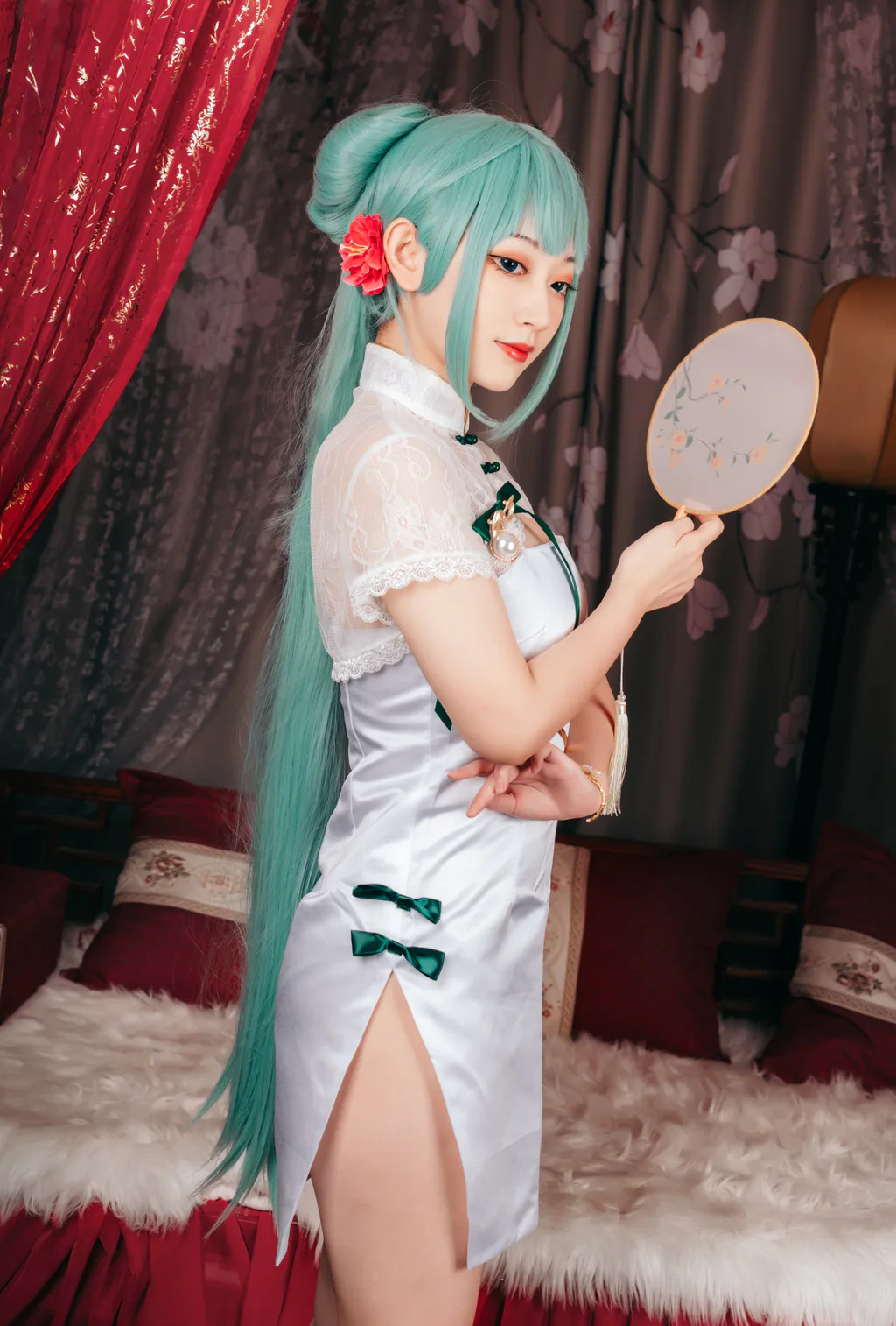 [YITUYU艺图语]2023.04.29 初音旗袍 桃墨公子x [39+1P/311MB]插图1