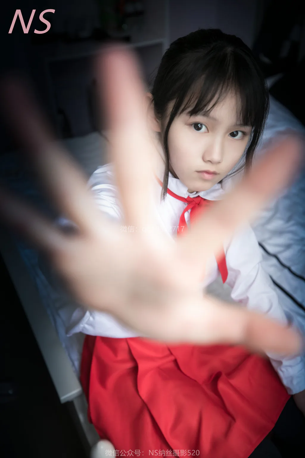 [纳丝摄影]0104 小莉 红色超短裙肉丝[59P/315MB]插图1