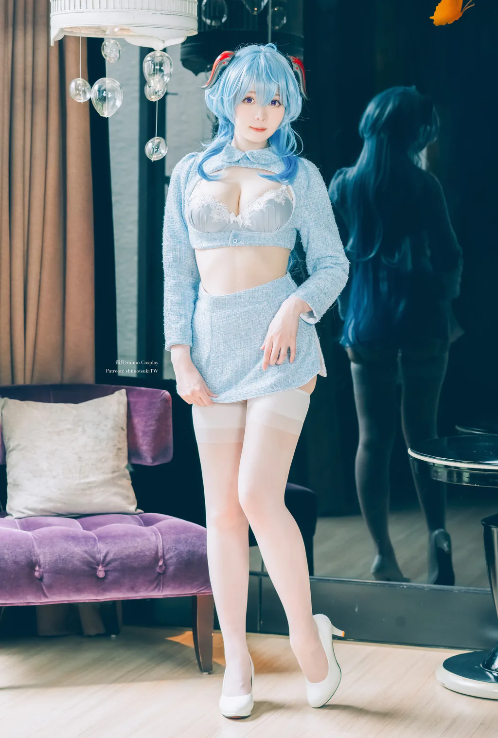 霜月shimo NO.136 – Ganyu lingerie[15P/100MB]插图
